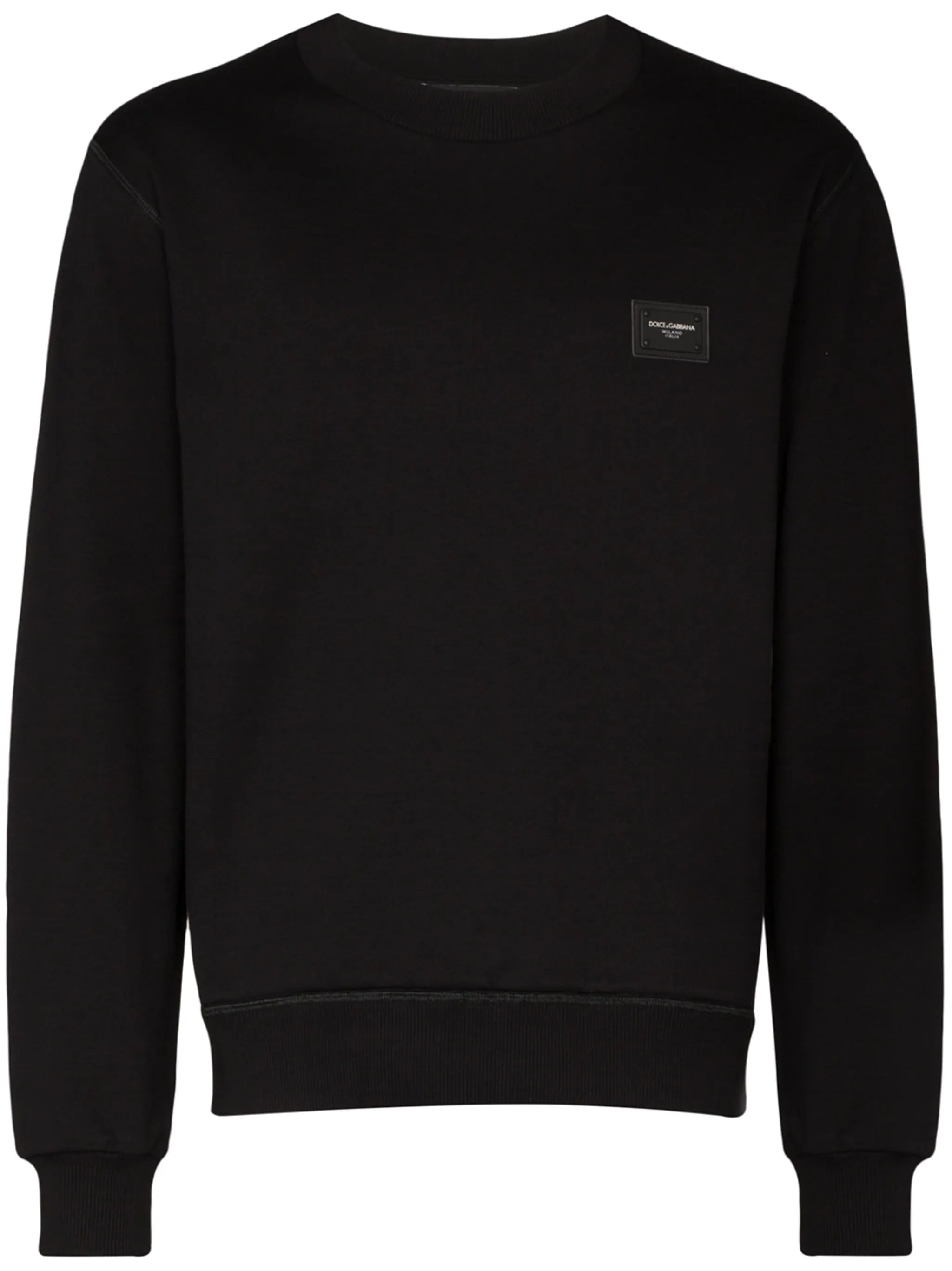 logo-tag cotton sweatshirt