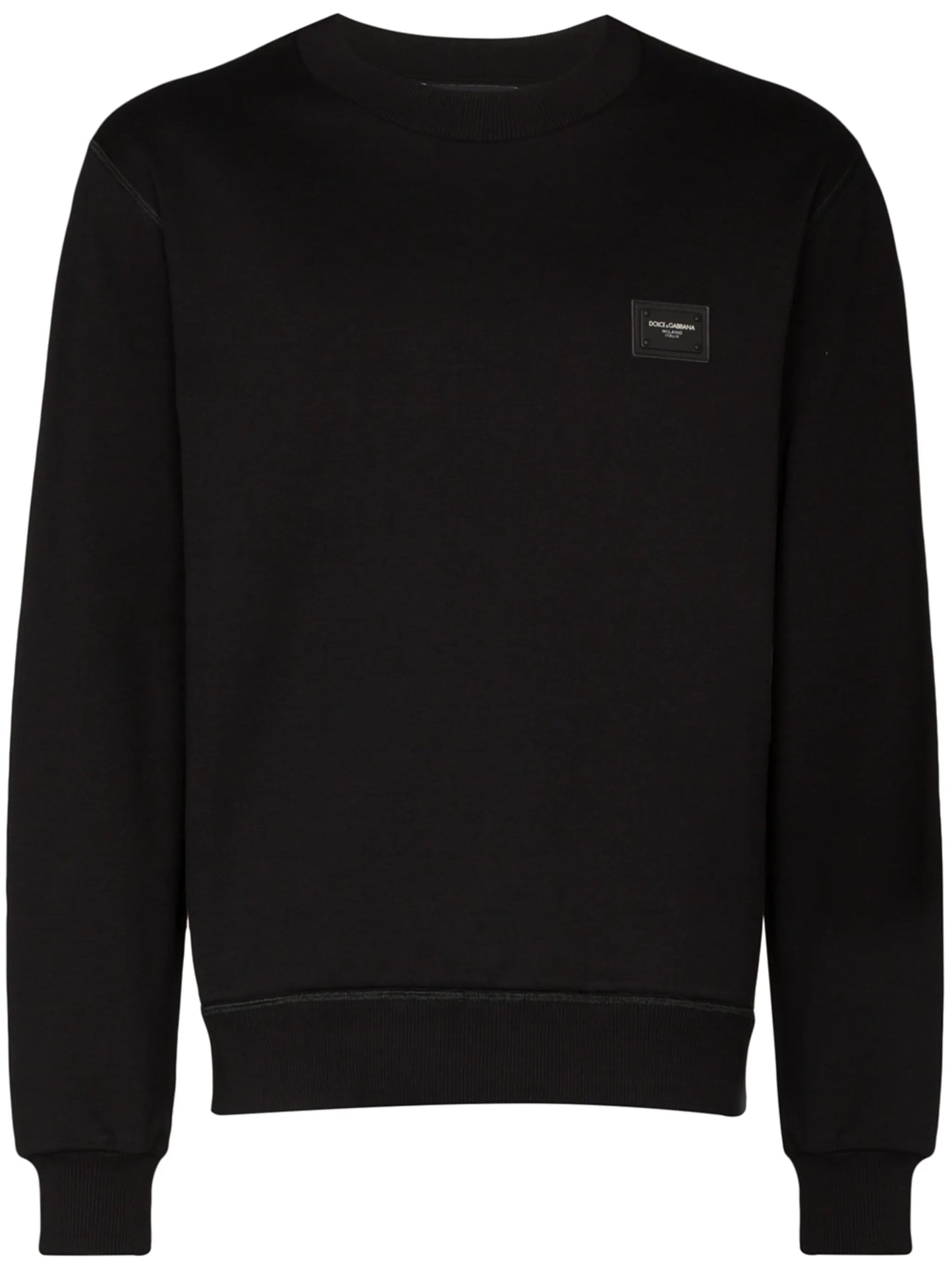 logo-tag cotton sweatshirt