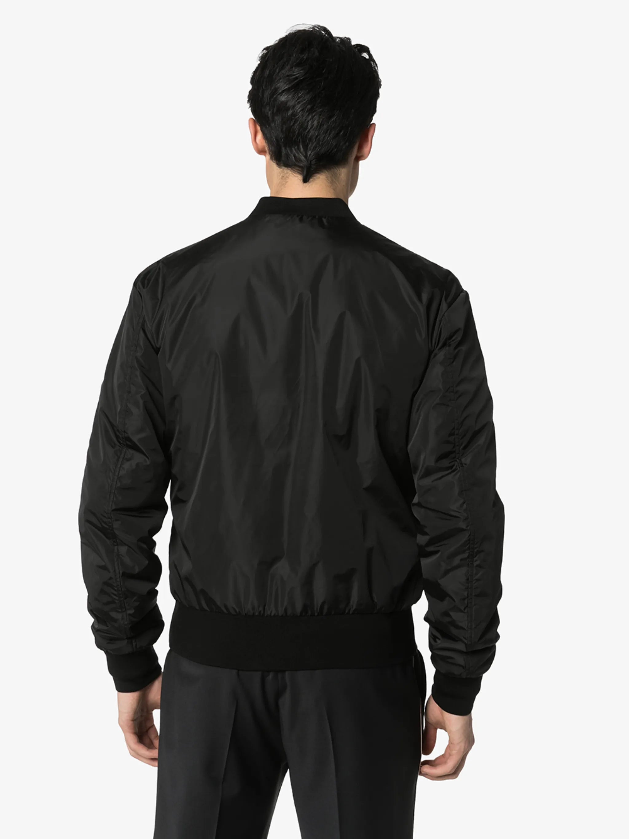 logo-tag bomber jacket