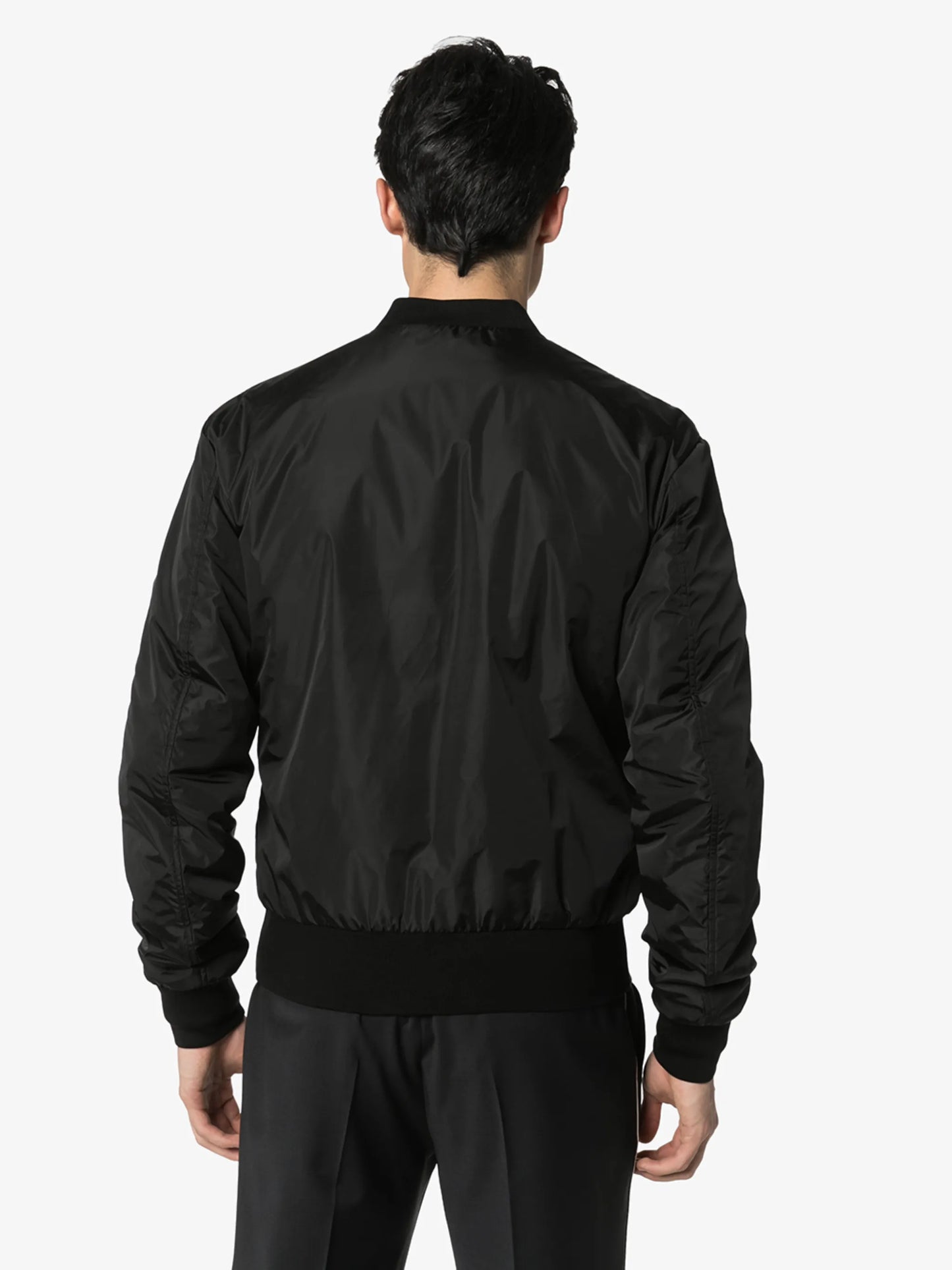 logo-tag bomber jacket
