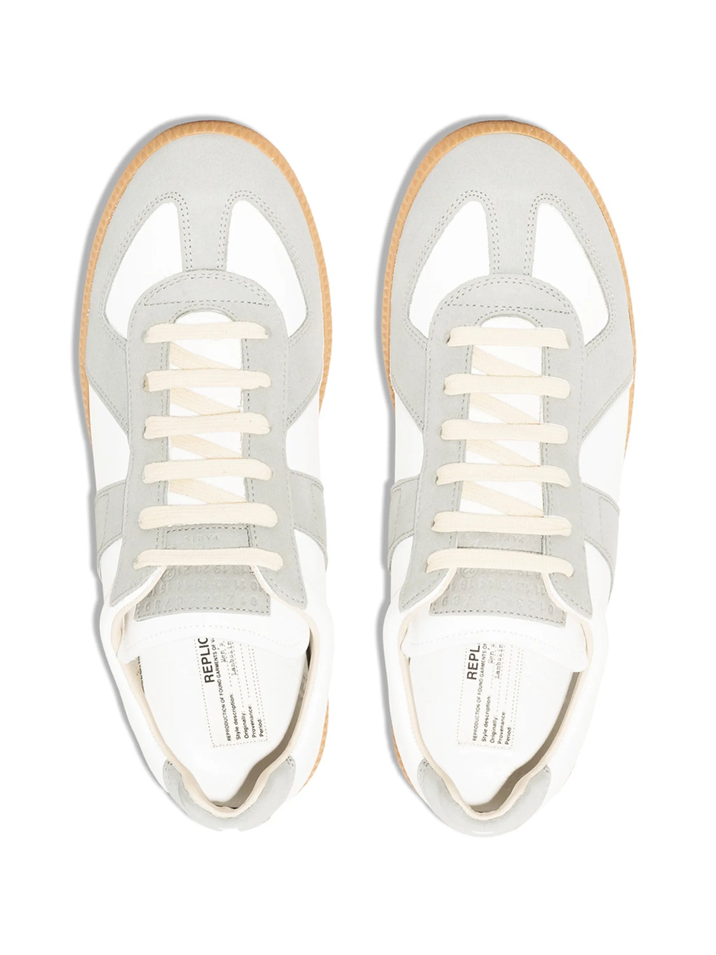 Replica leather sneakers