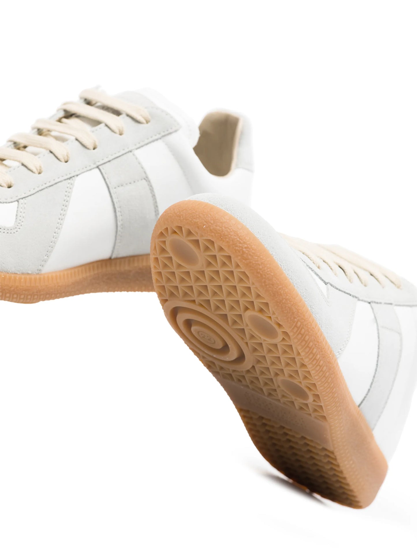 Replica panelled leather sneakers