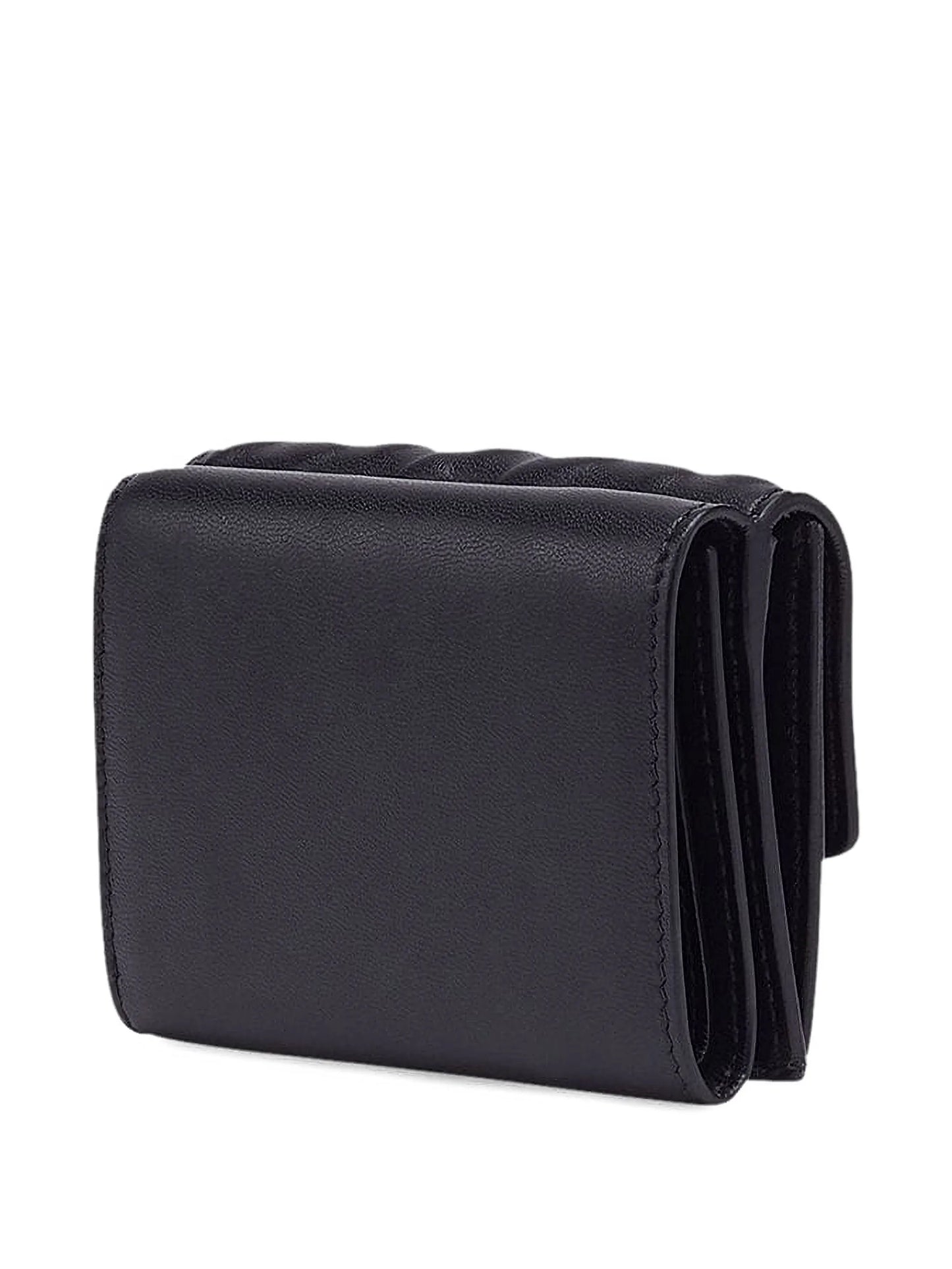 monogram-pattern wallet