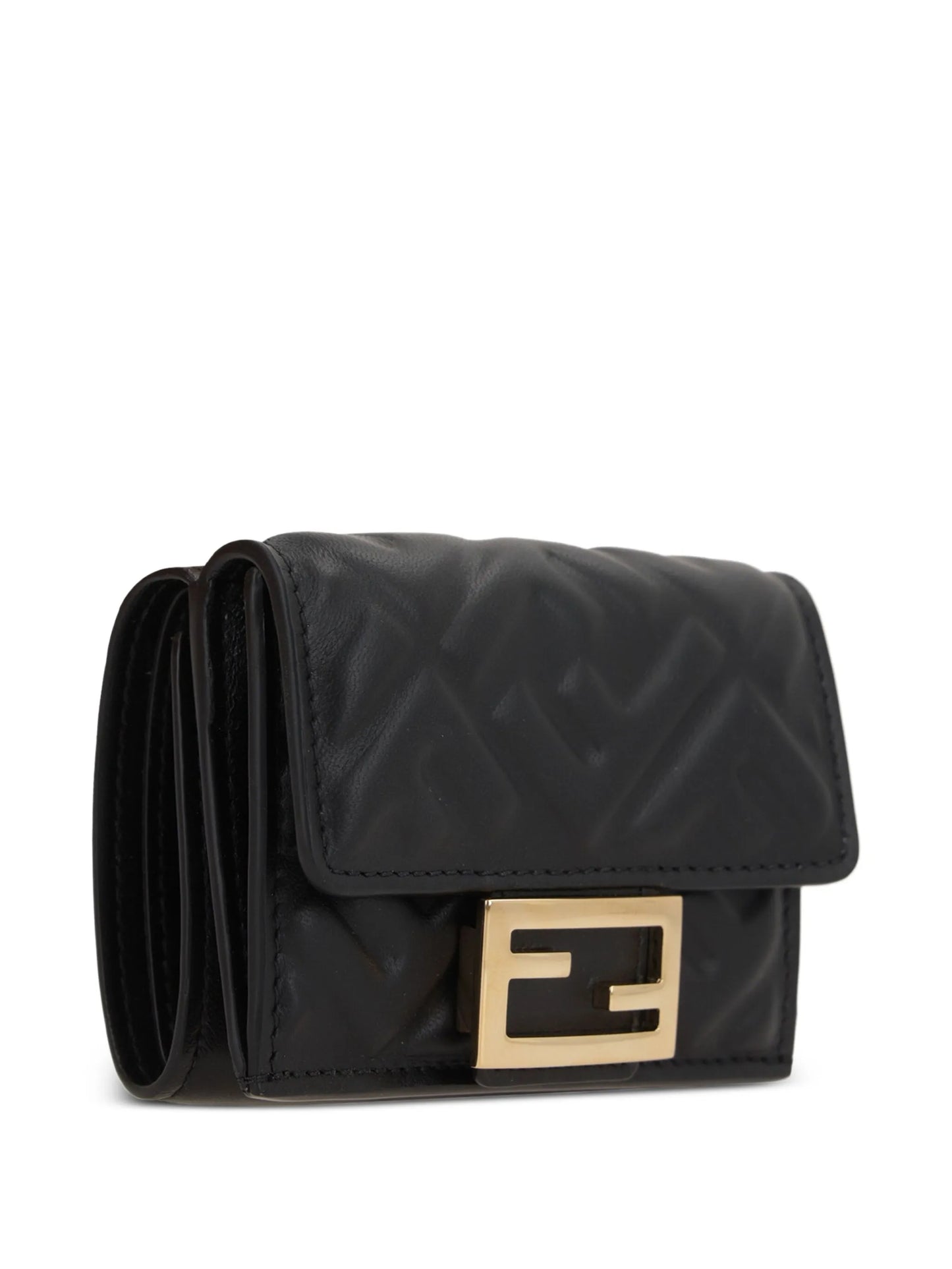 monogram-pattern wallet