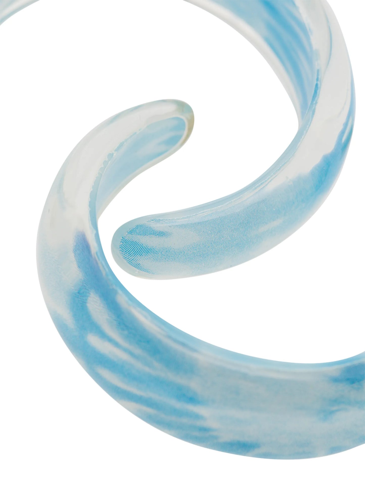 tie-dye jelly hoop earrings