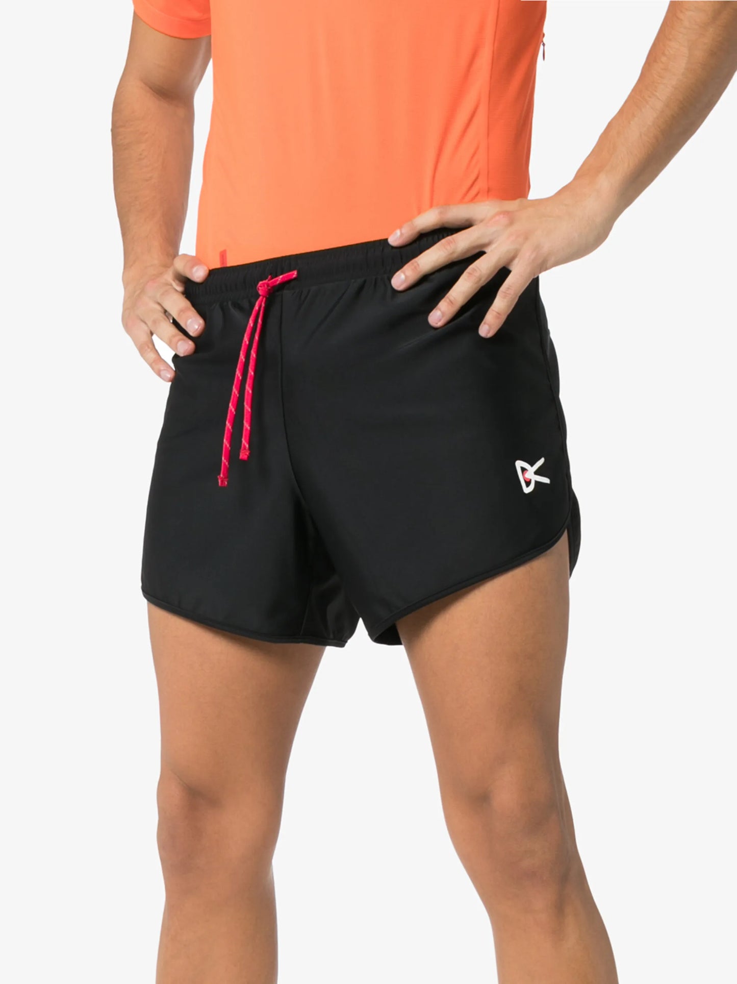 Spino logo-print track shorts