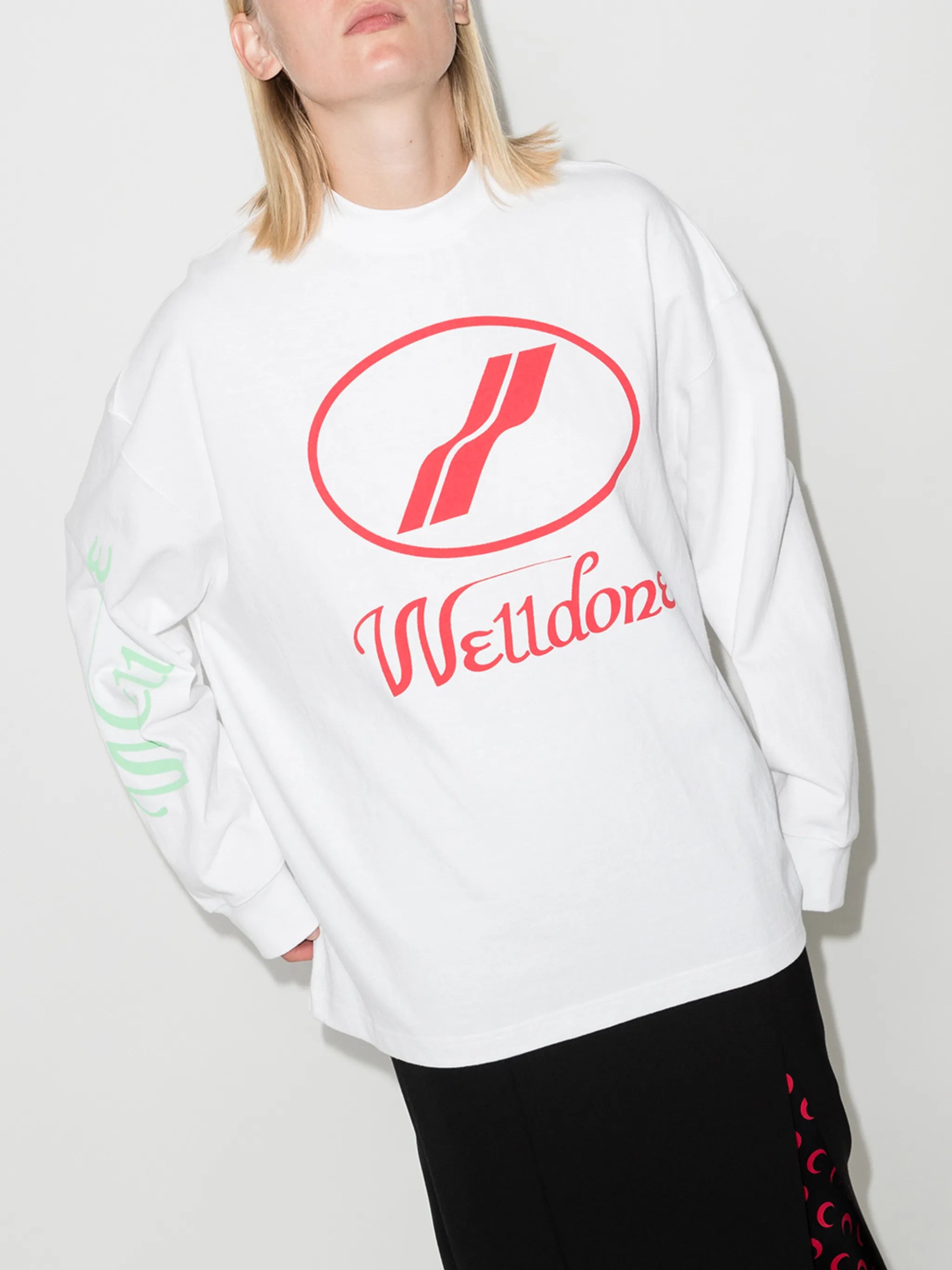 logo print sweatshirt