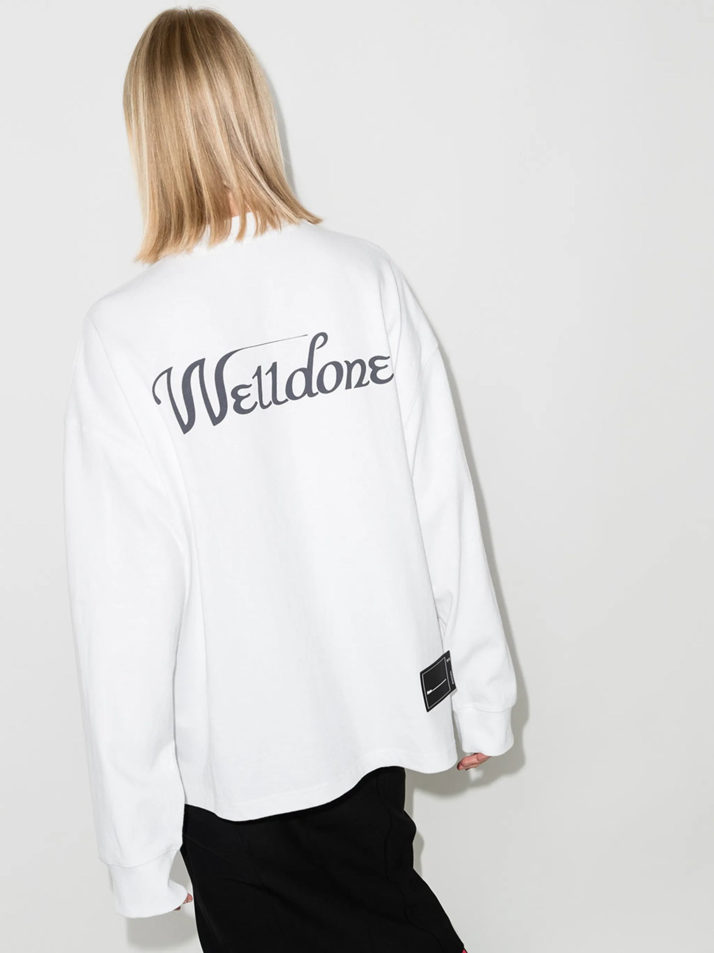 logo print sweatshirt