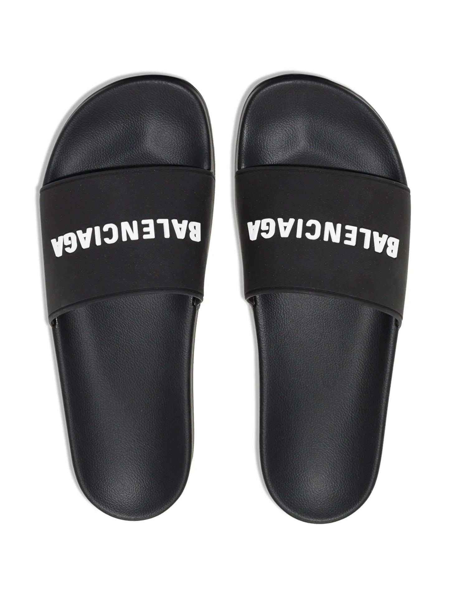 embossed-logo sandals