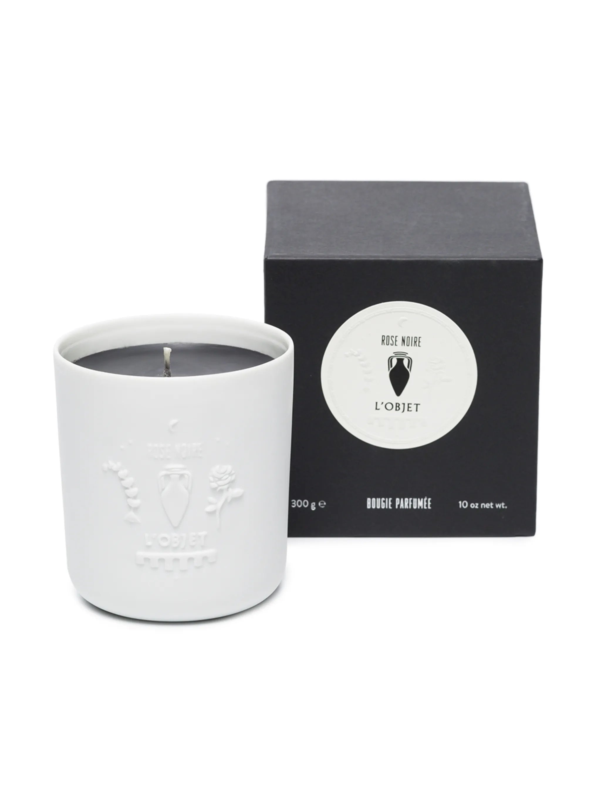 Rose Noire embossed candle (350gr)