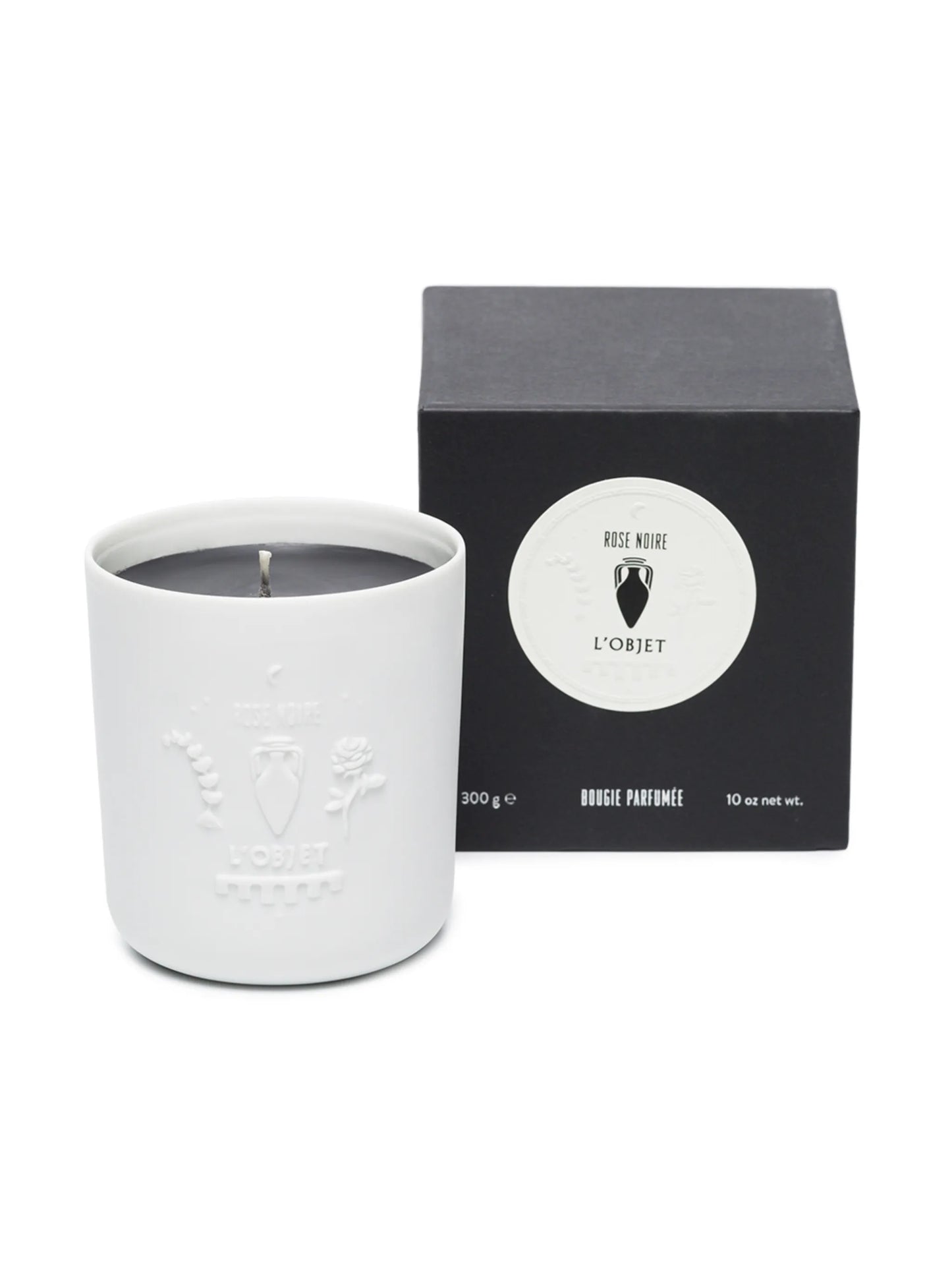 Rose Noire embossed candle (350gr)