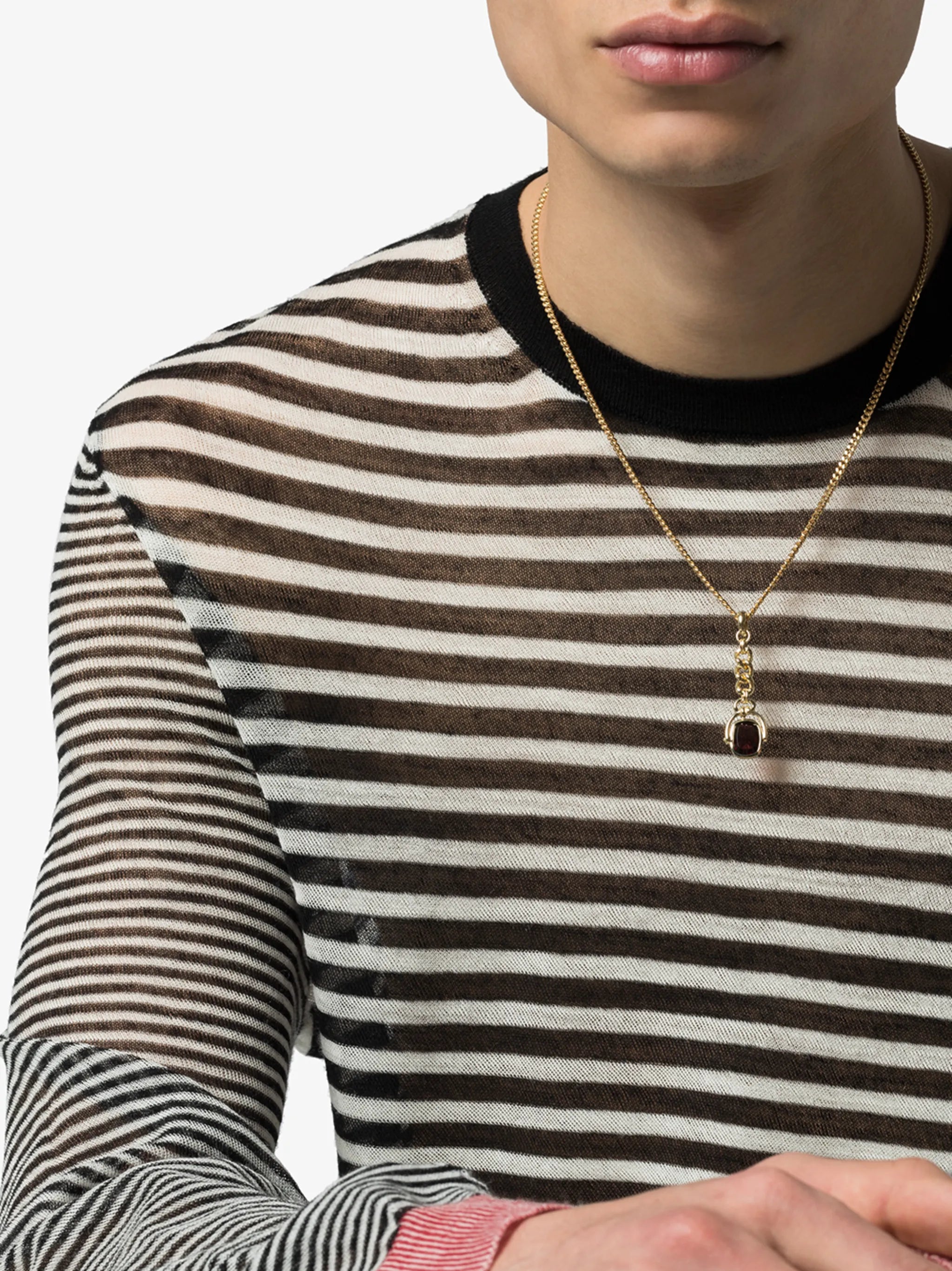 gold-plated sterling silver necklace