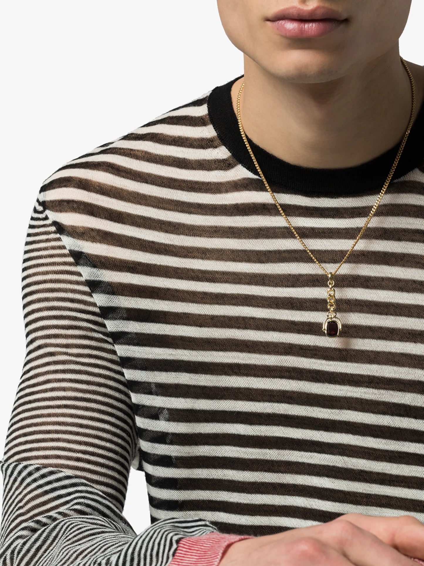 gold-plated sterling silver necklace