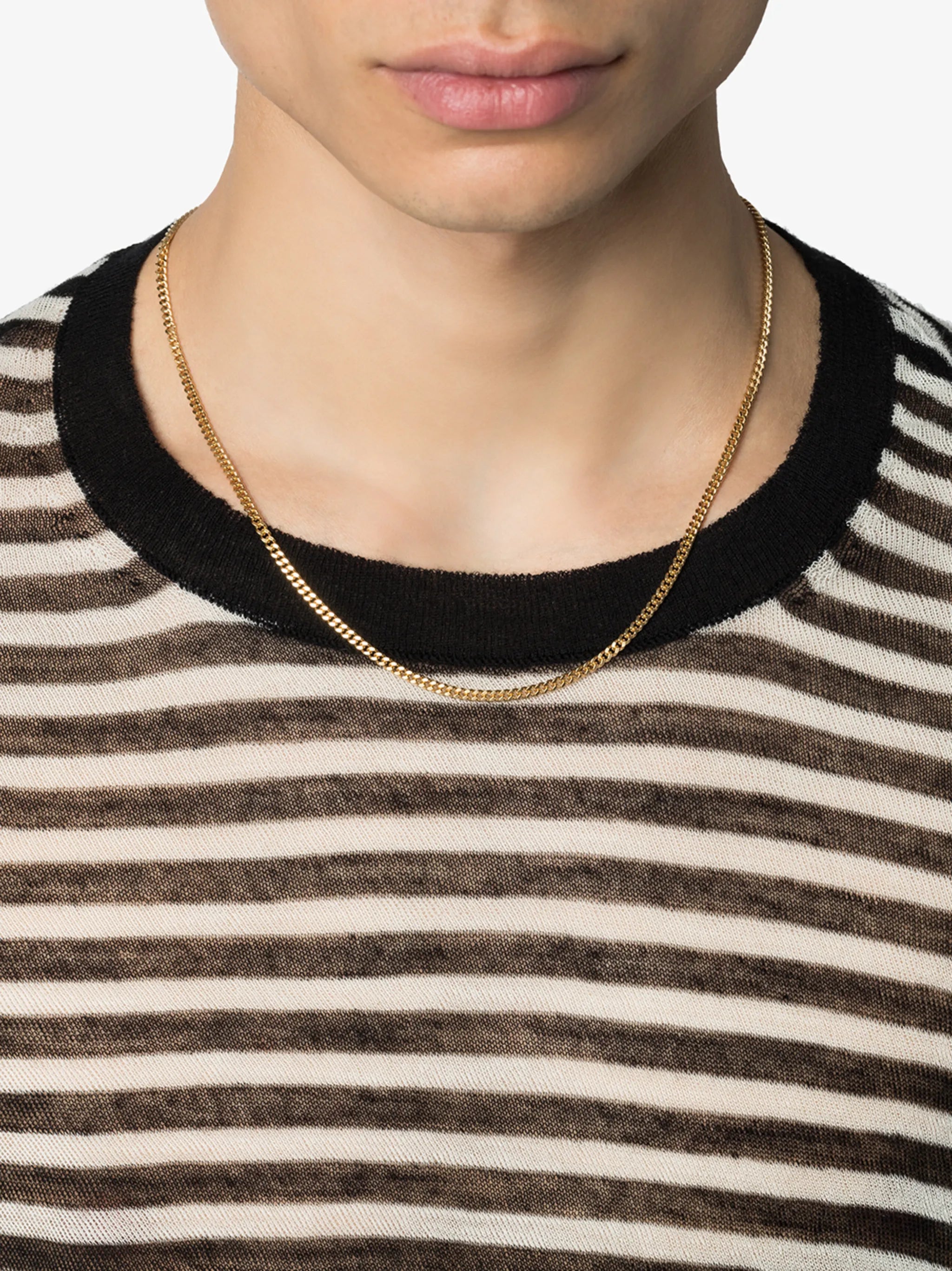gold-plated sterling silver necklace