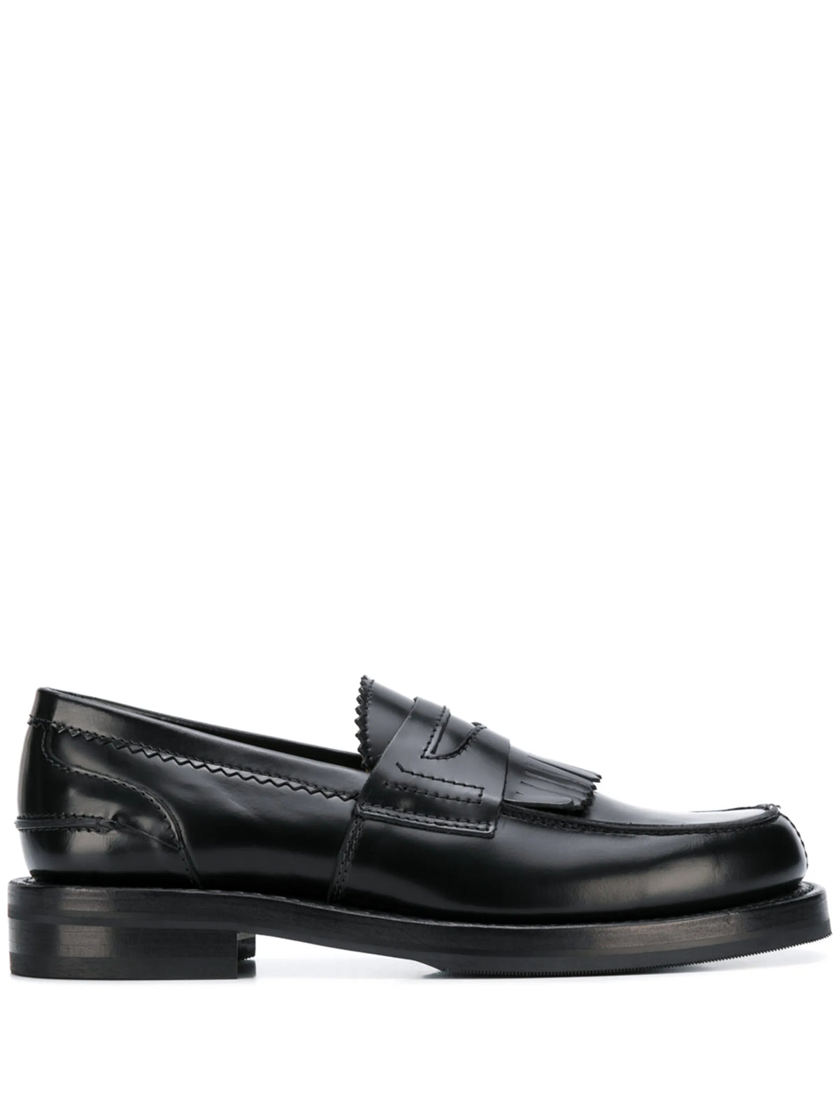 leather loafers