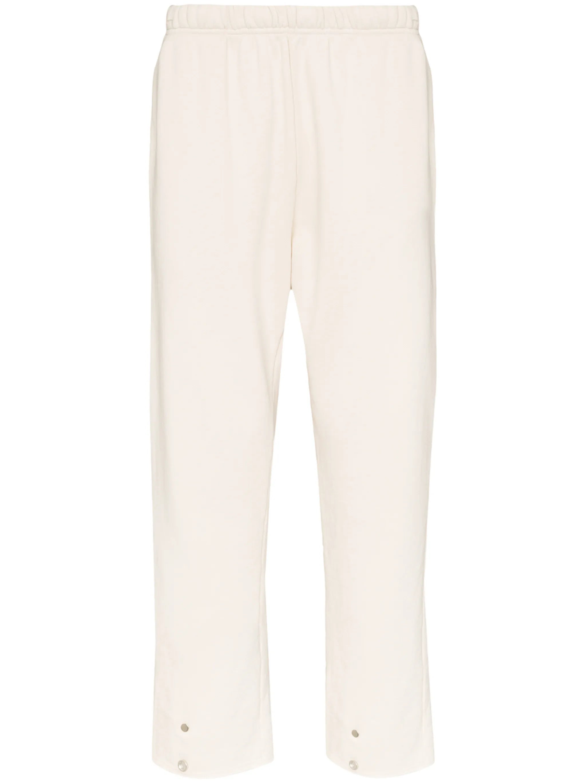 snap hem cotton sweatpants