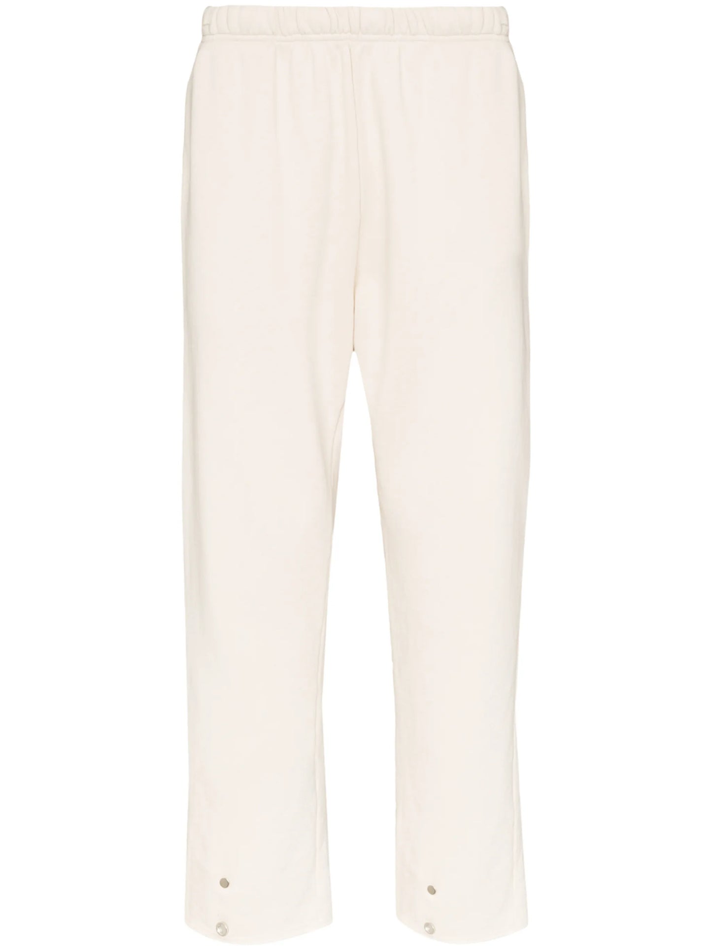 snap hem cotton sweatpants