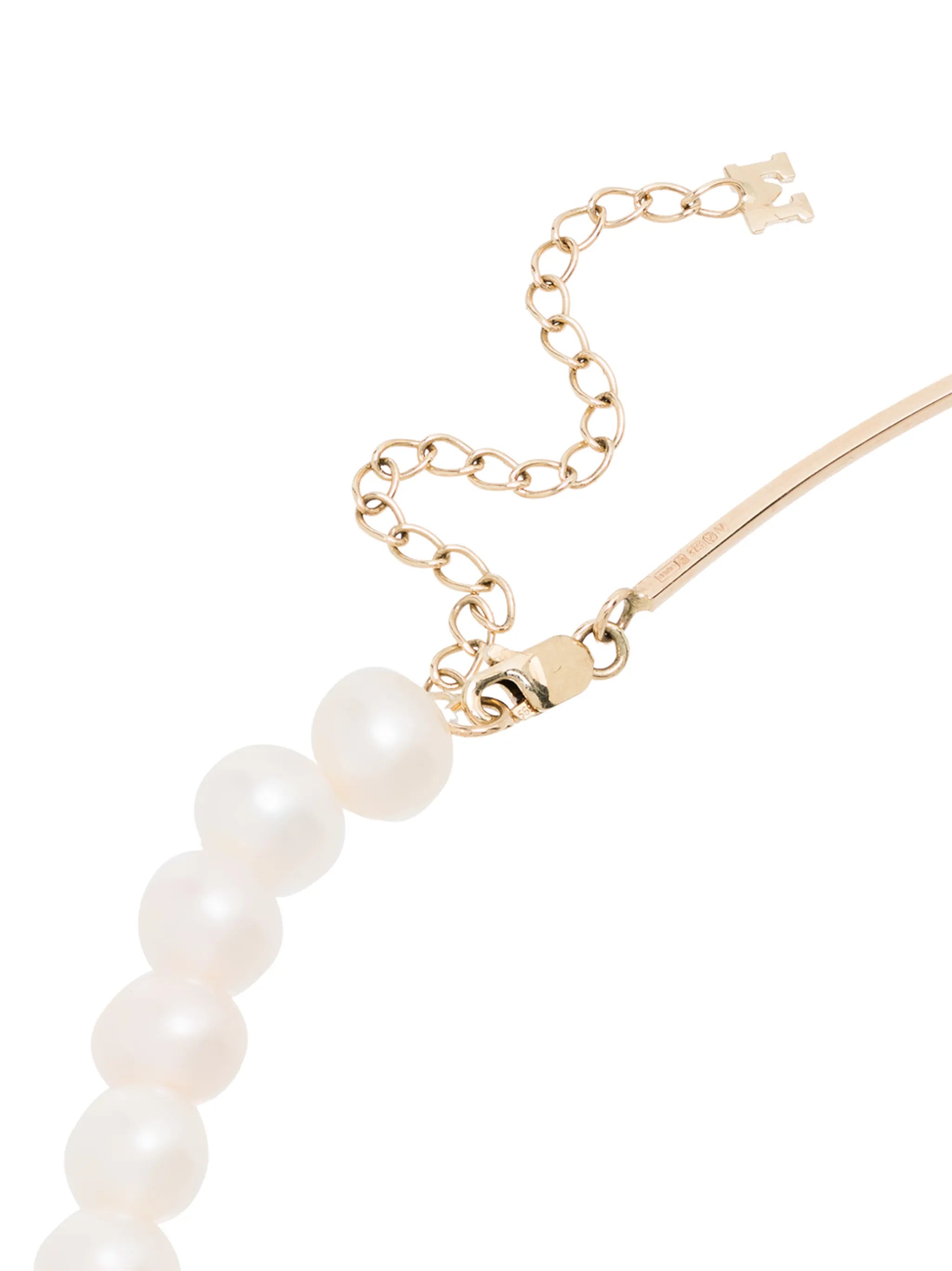 14kt yellow gold Not Your Mother's Pearl necklace