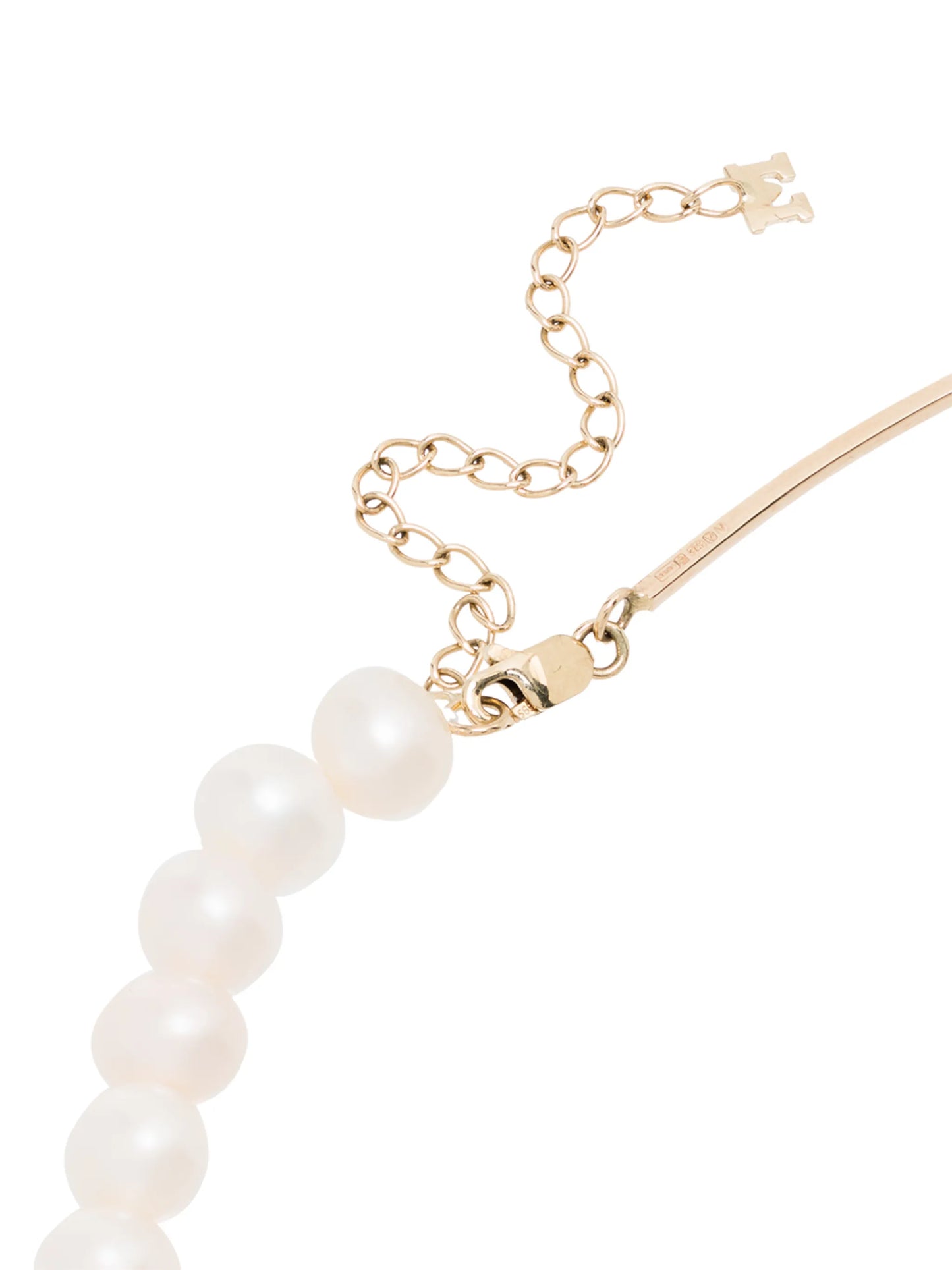 14kt yellow gold Not Your Mother's Pearl necklace