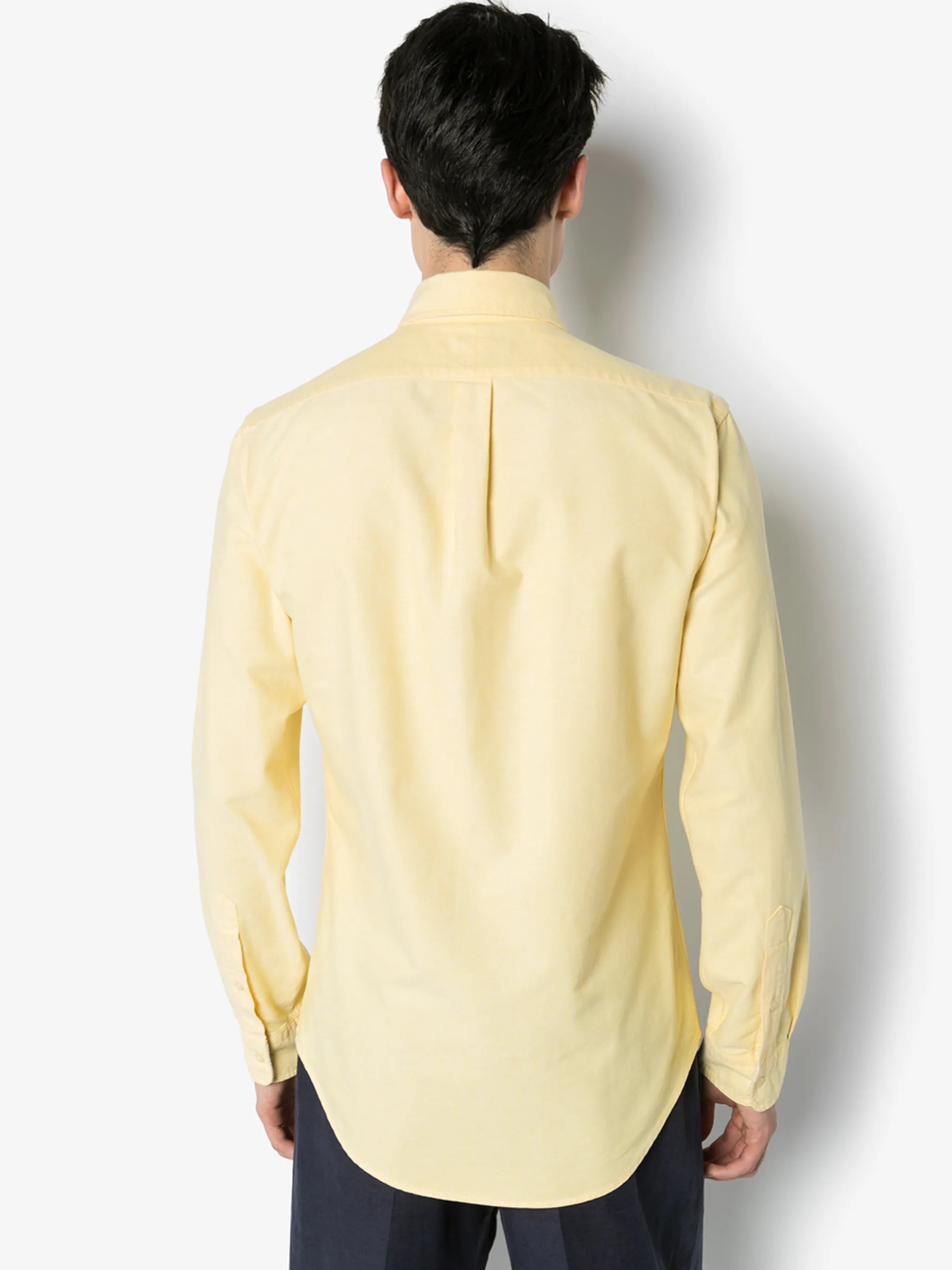 logo-embroidered button-down shirt