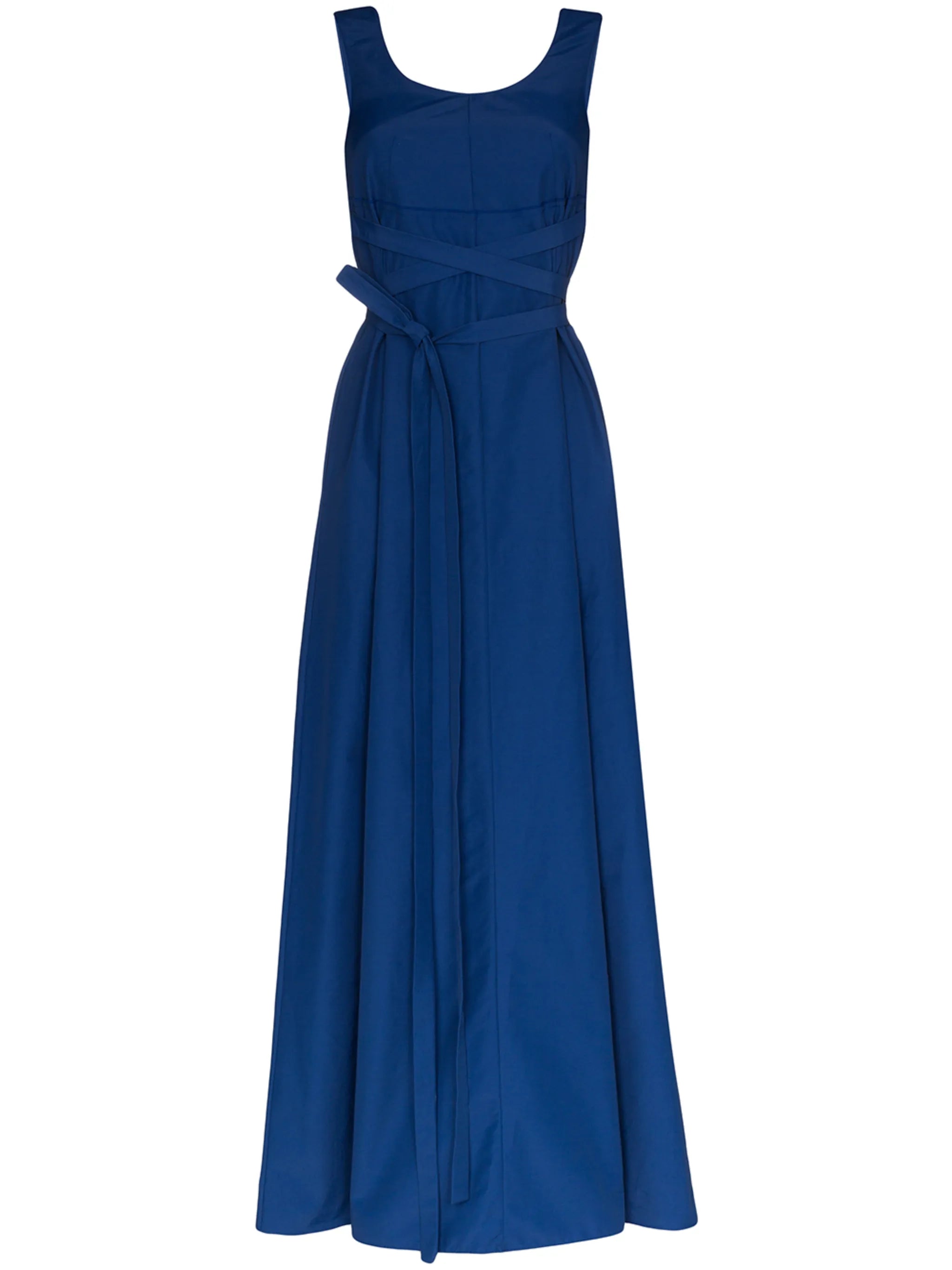 belted maxi dress