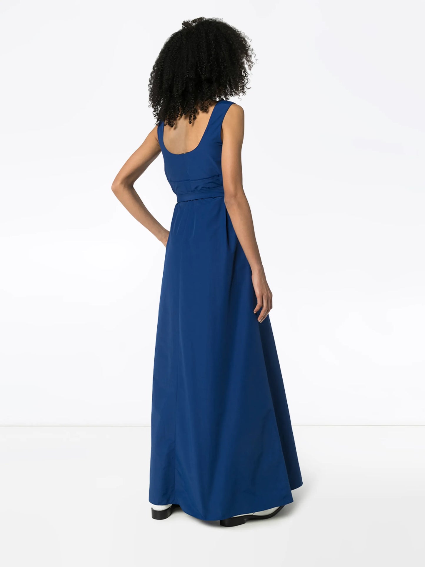 belted maxi dress