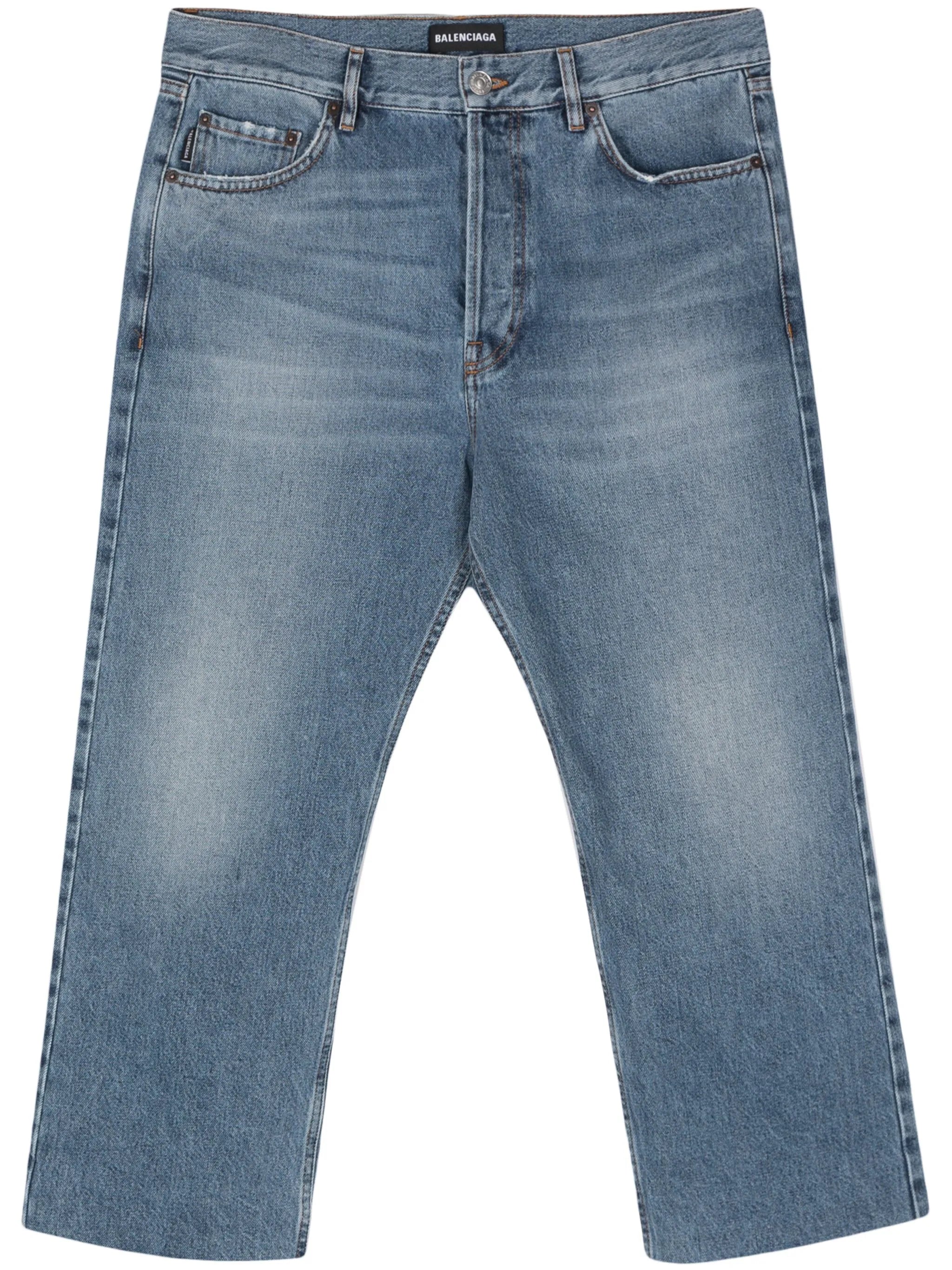 cropped jeans