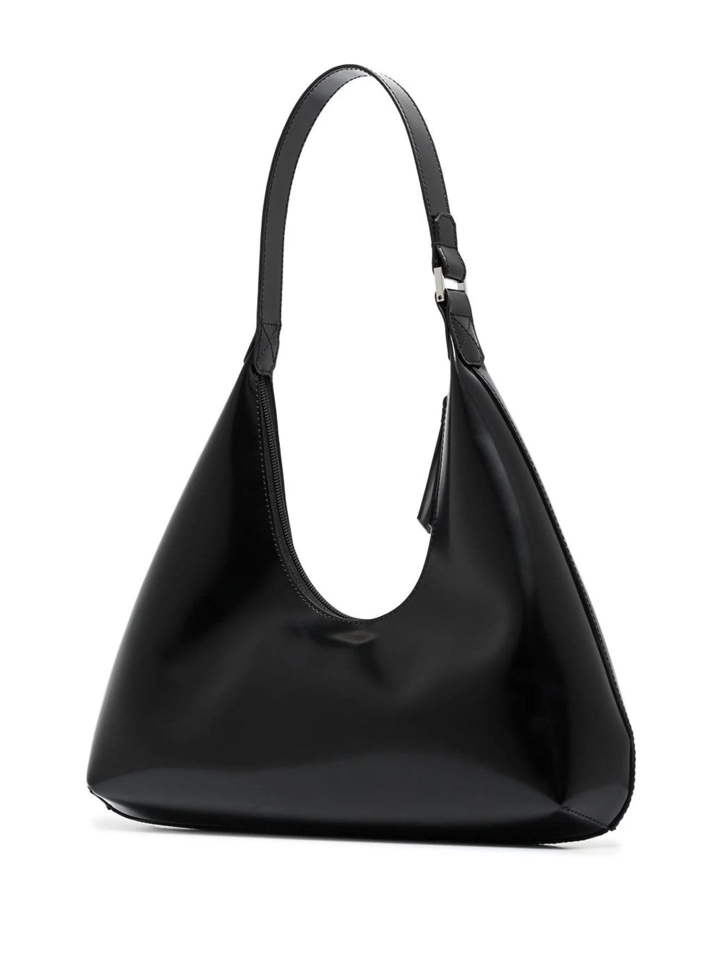 Amber leather shoulder bag