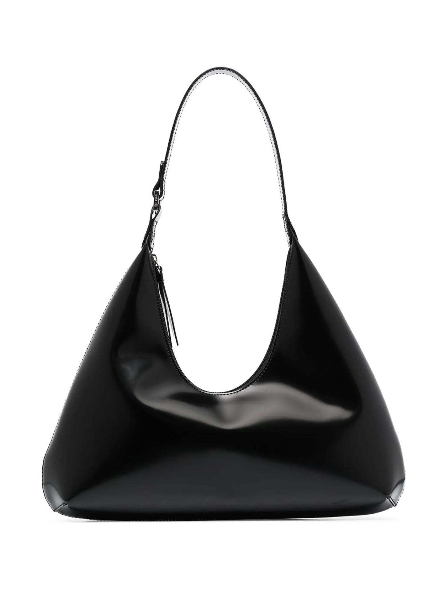 Amber leather shoulder bag