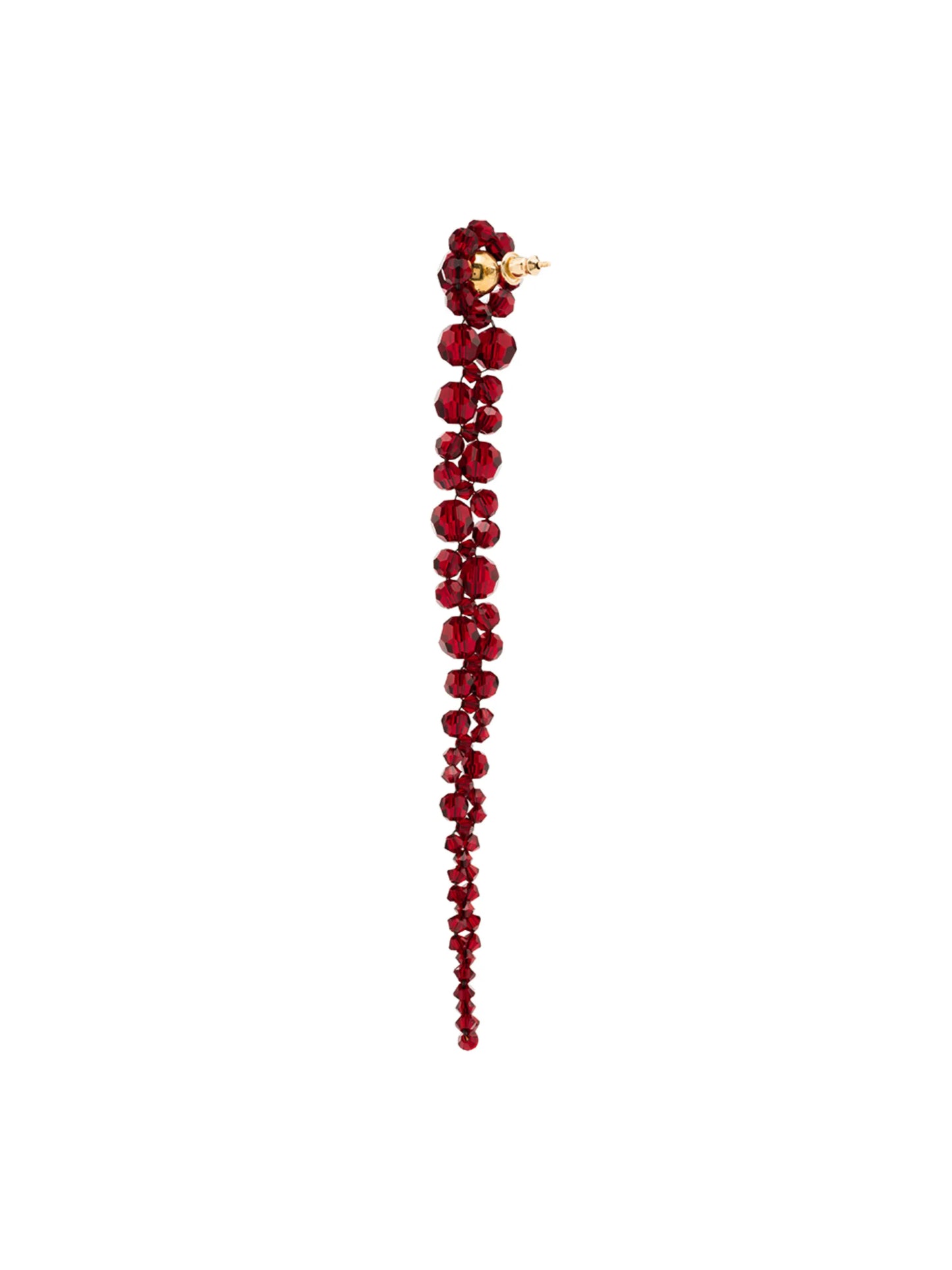 crystal-embellished drop earrings