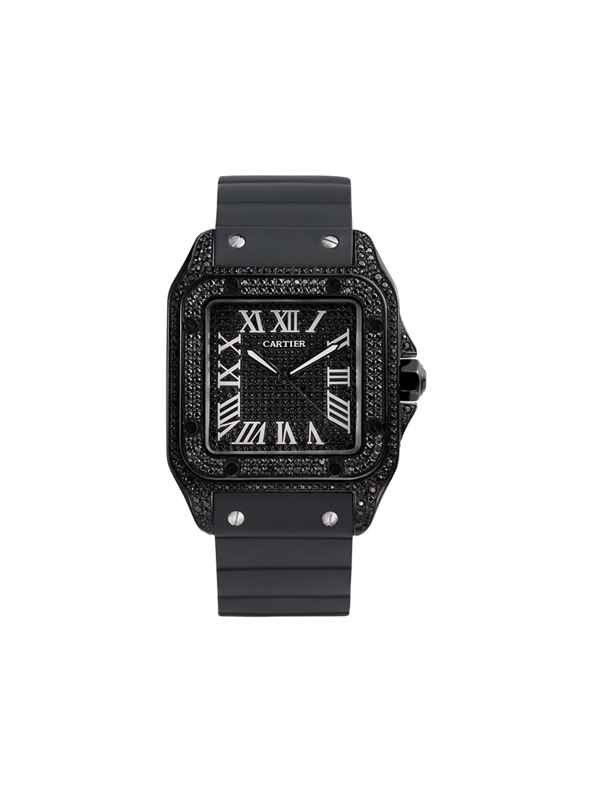 Cartier Santos diamond 45mm
