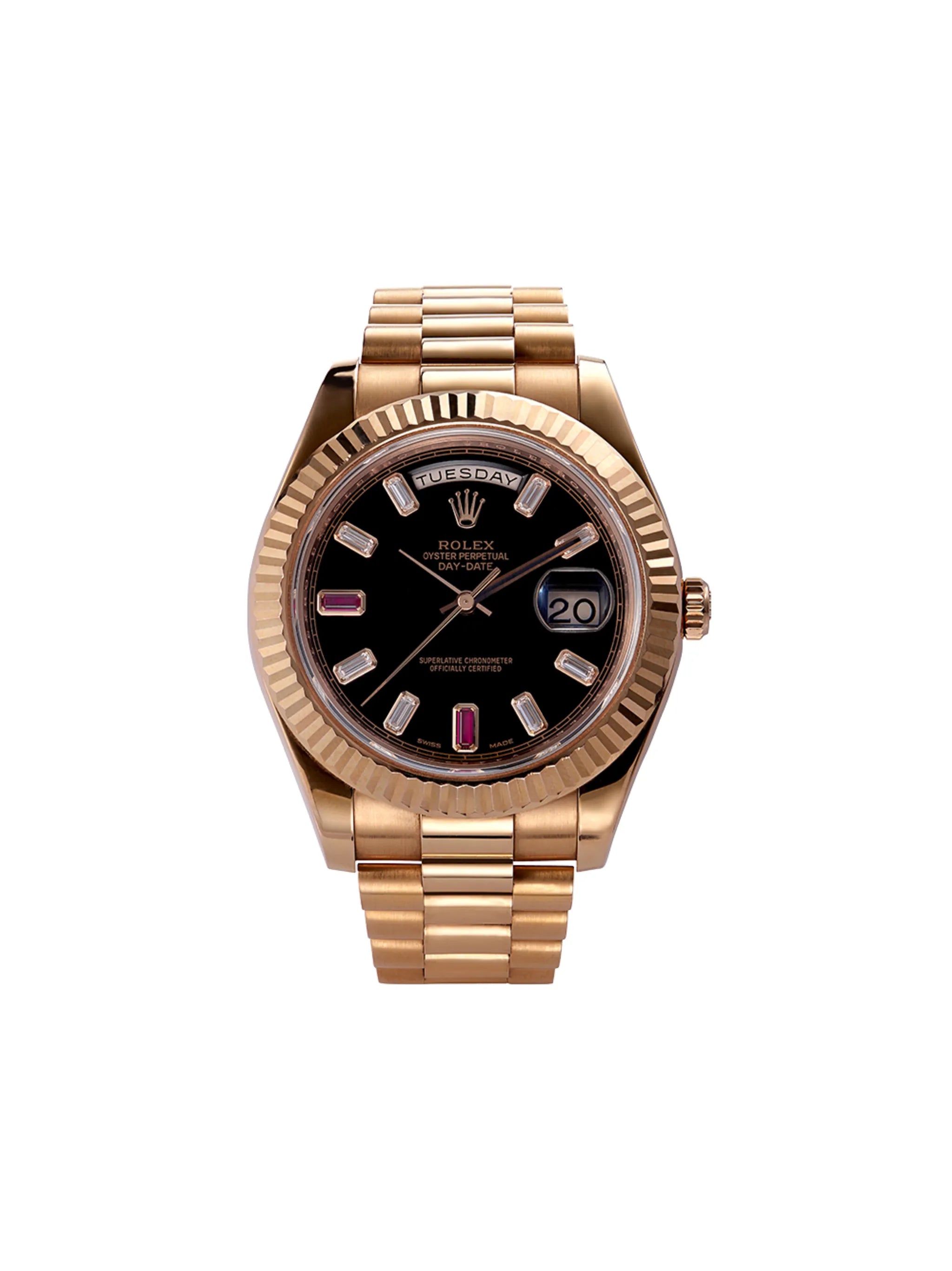 2010 pre-owned Day-Date Ruby 41mm