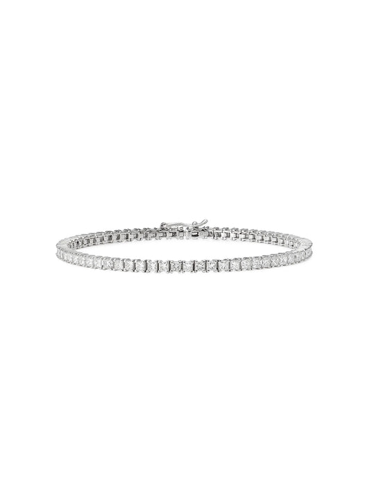 18kt white gold diamond bracelet