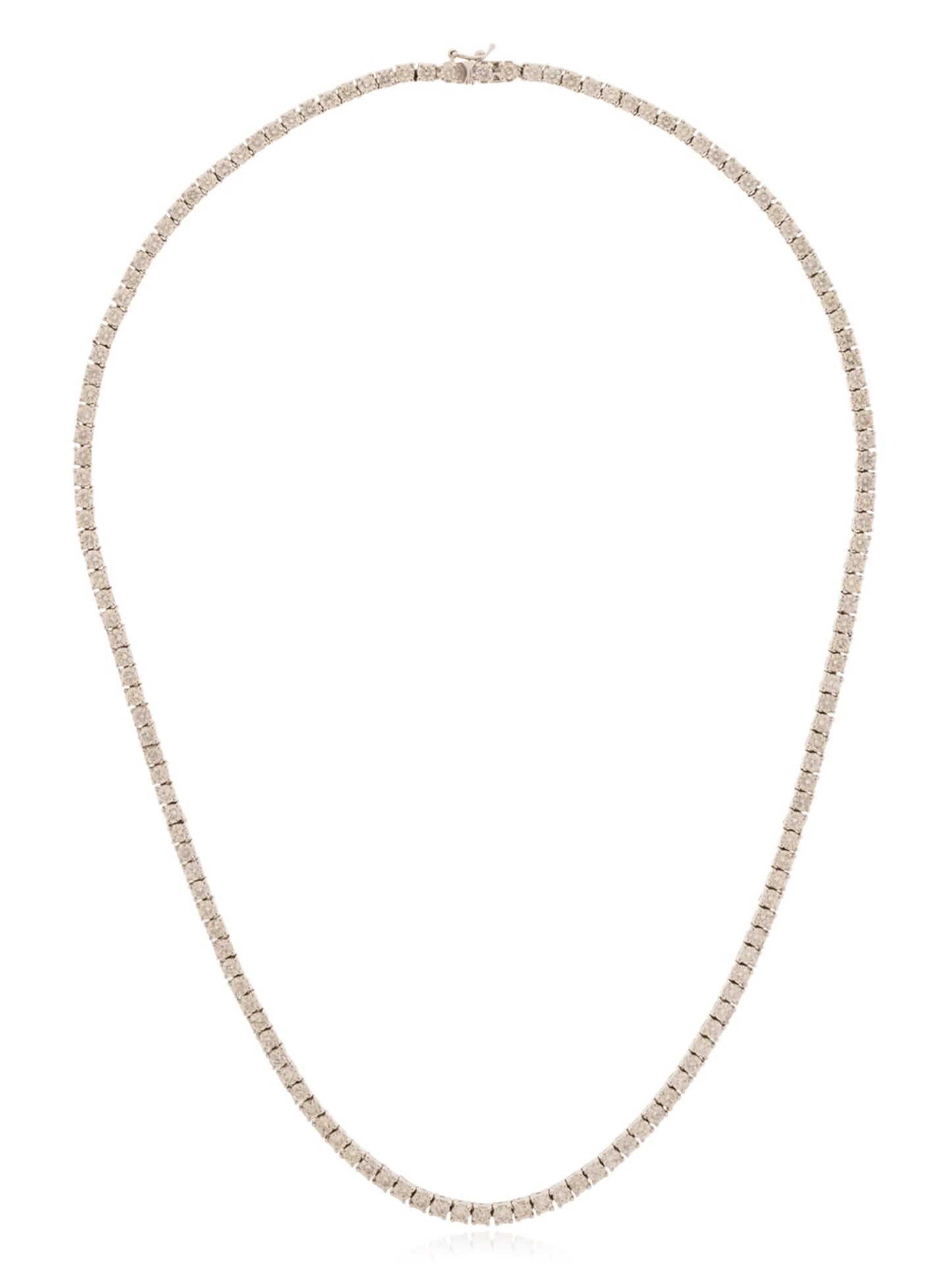 18kt white gold diamond necklace