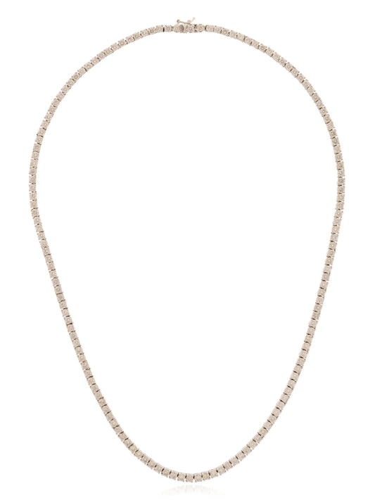 18kt white gold diamond necklace