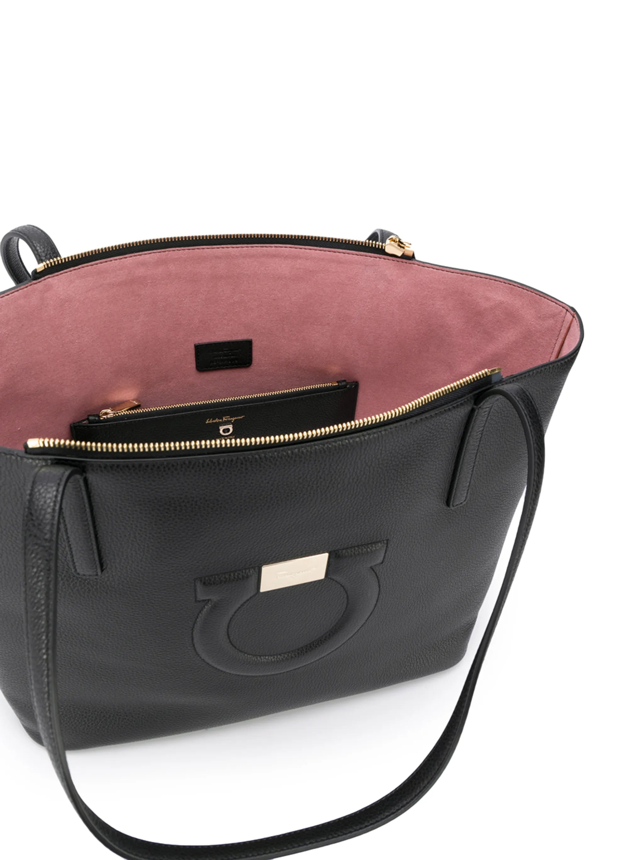 Gancini motif tote bag