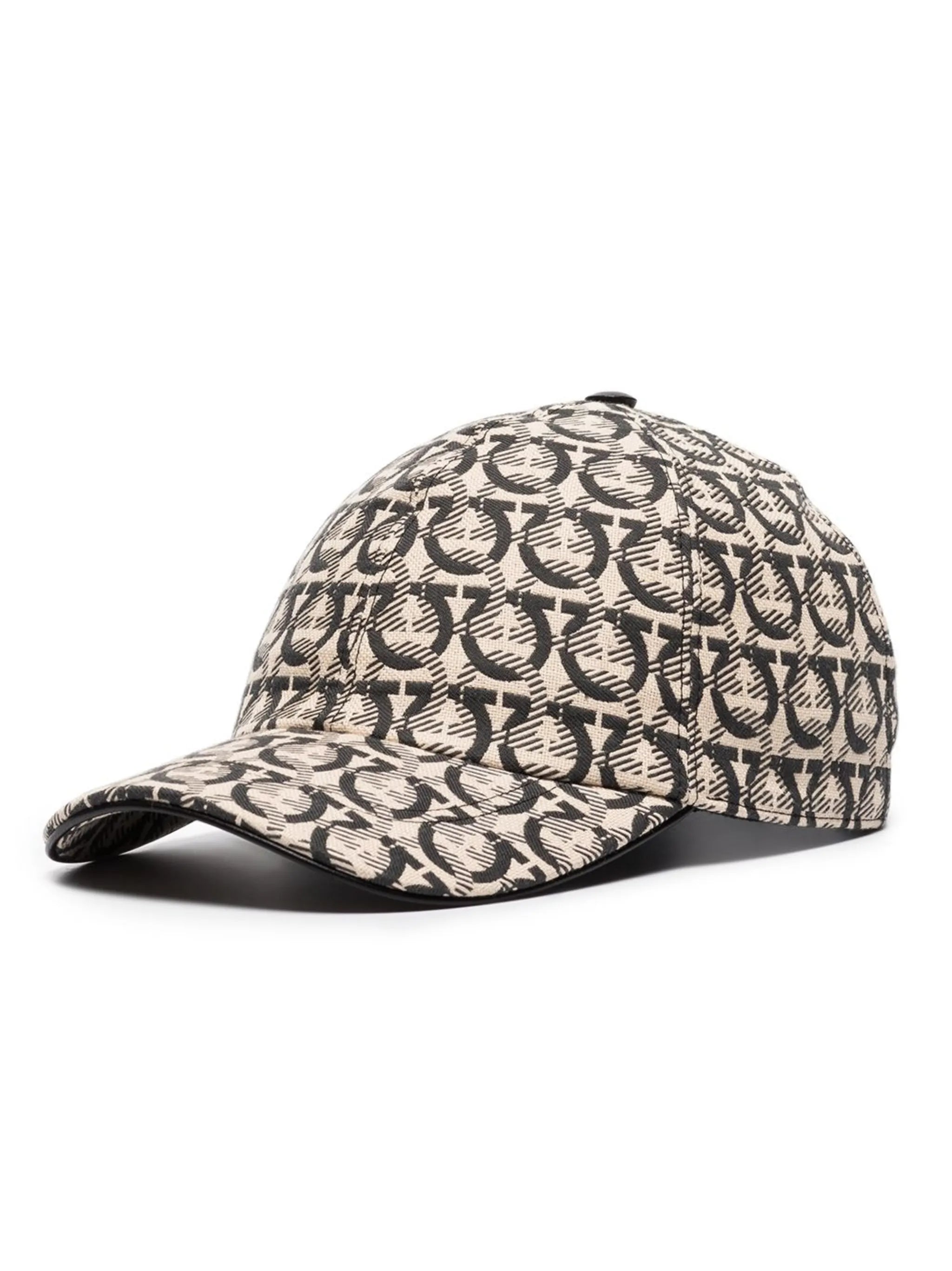 interlocking Gancini print baseball cap