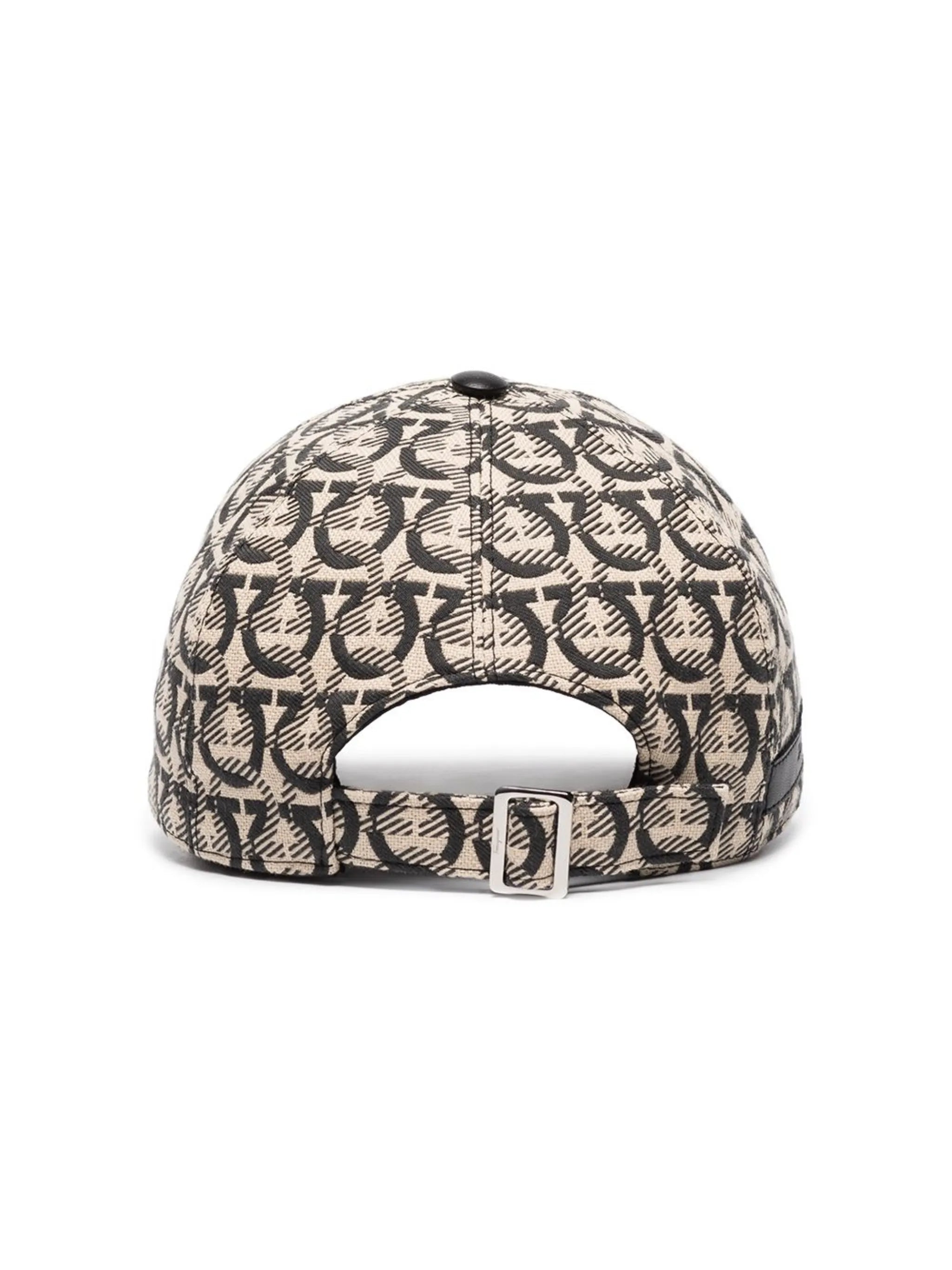 interlocking Gancini print baseball cap