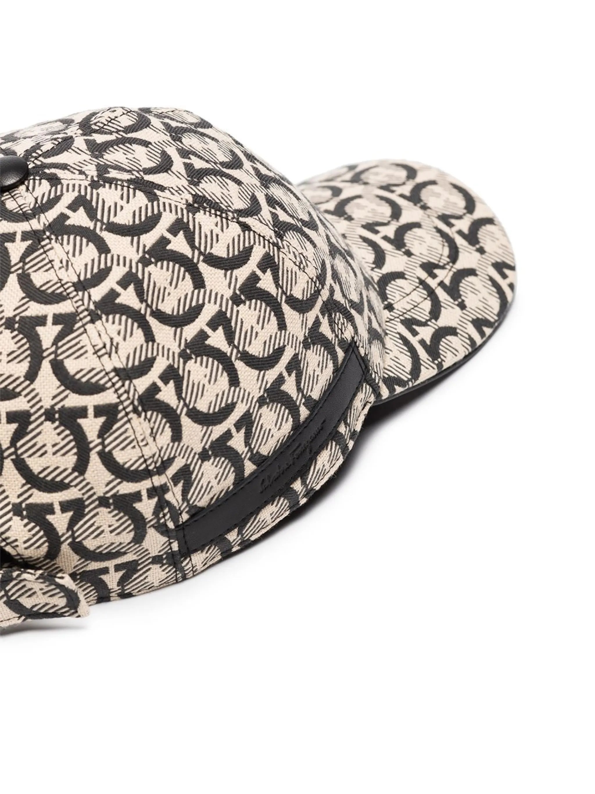 interlocking Gancini print baseball cap