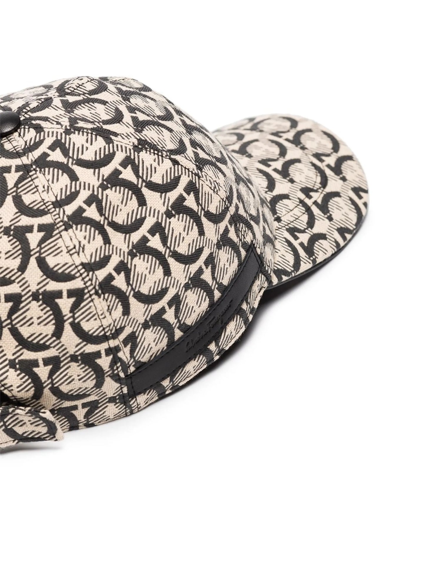 interlocking Gancini print baseball cap