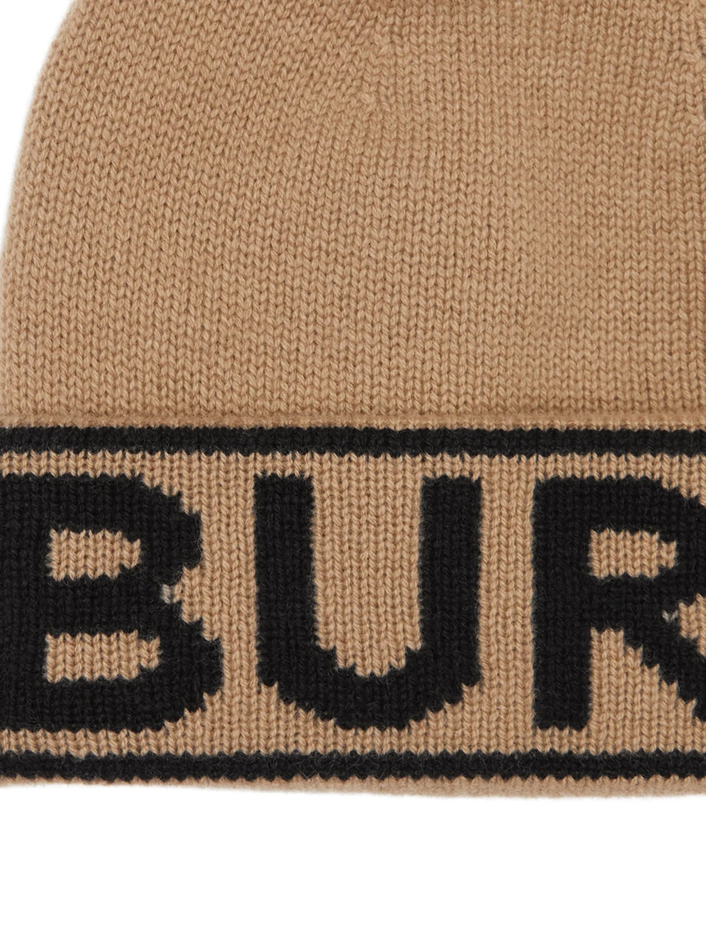 logo intarsia beanie