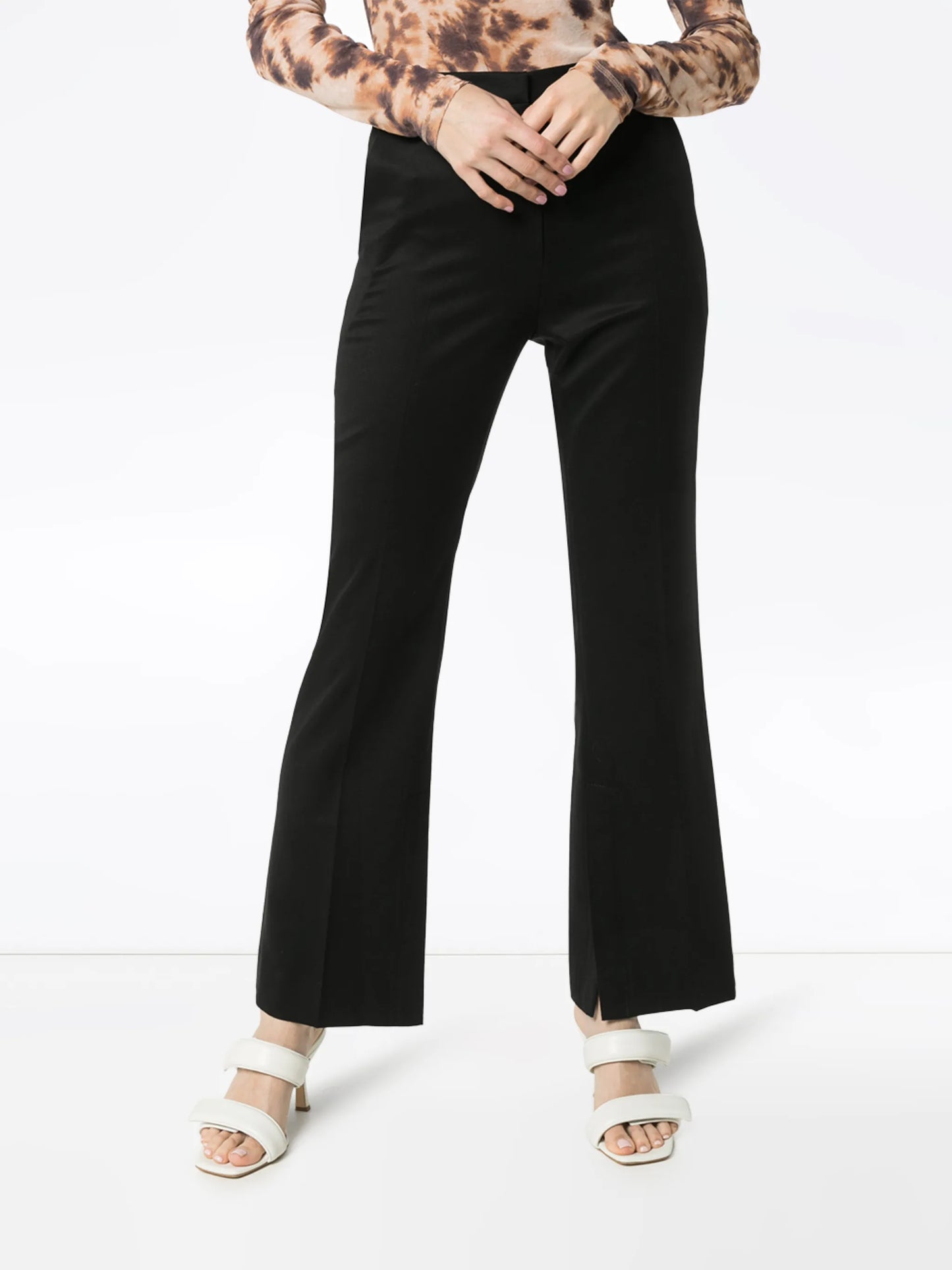 Summer flare trousers