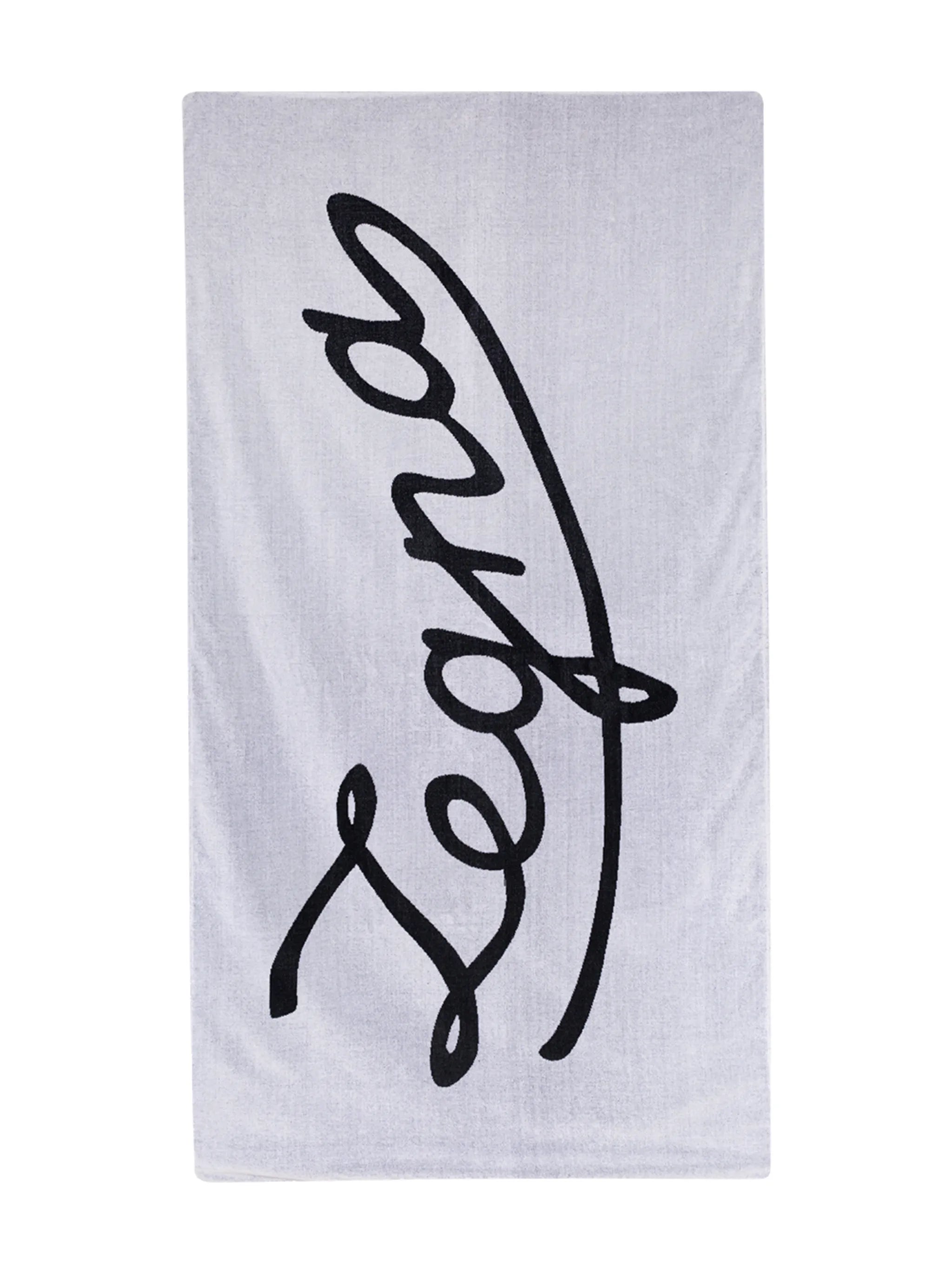 logo beach towel