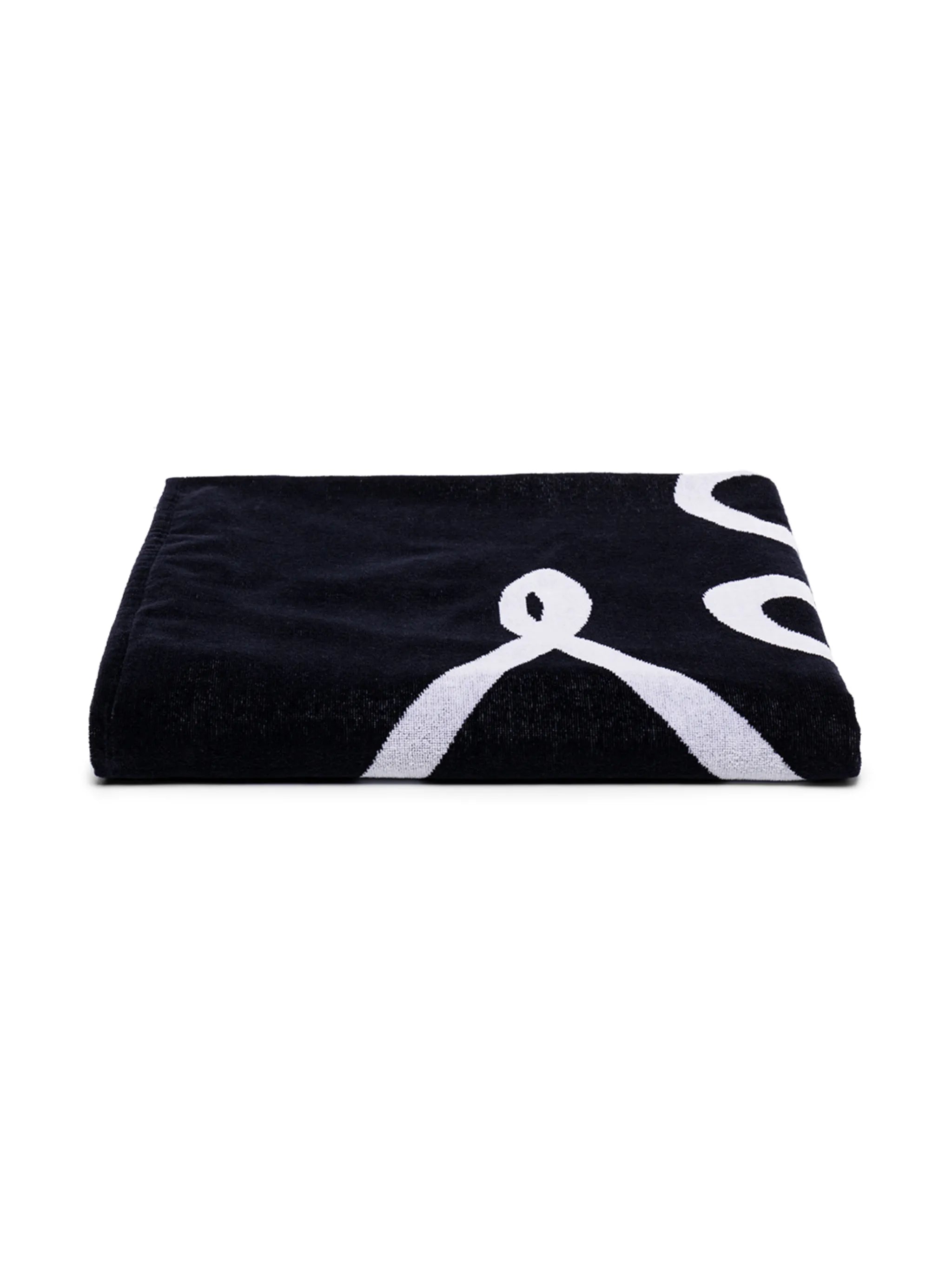 logo beach towel