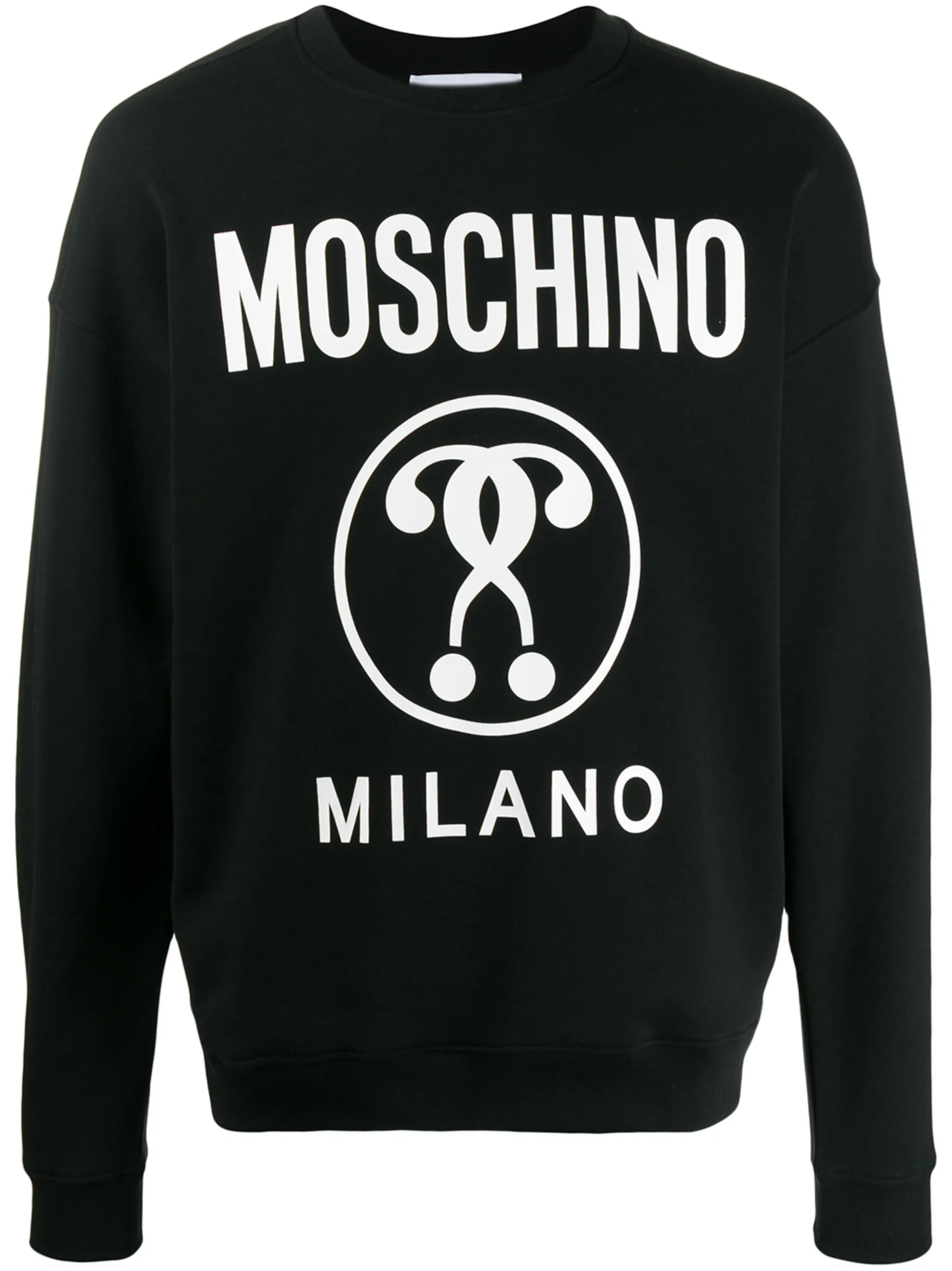questions logo-print sweatshirt
