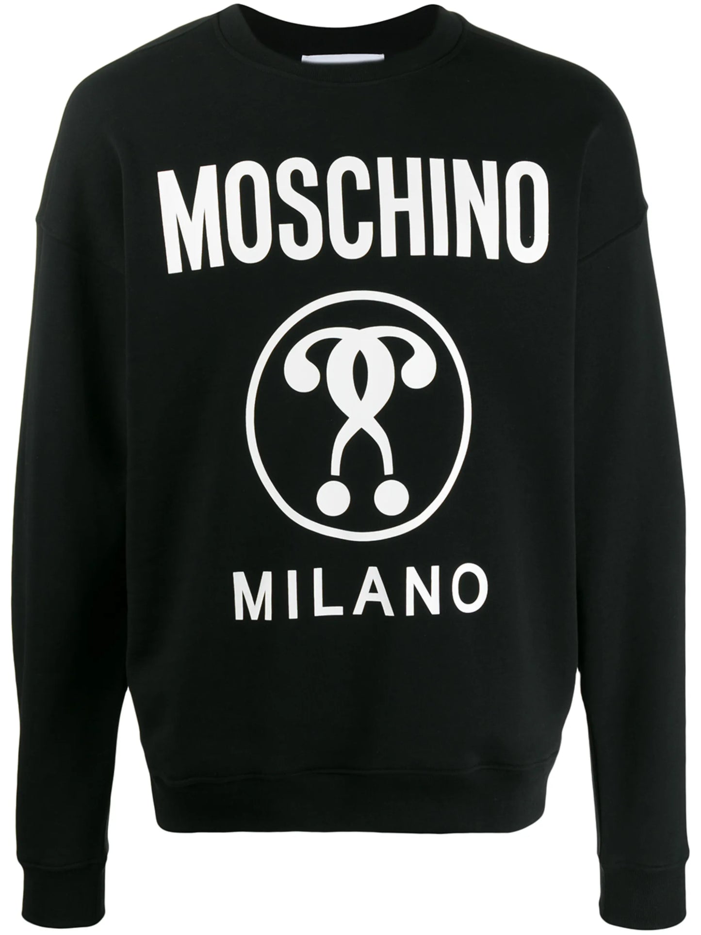 questions logo-print sweatshirt