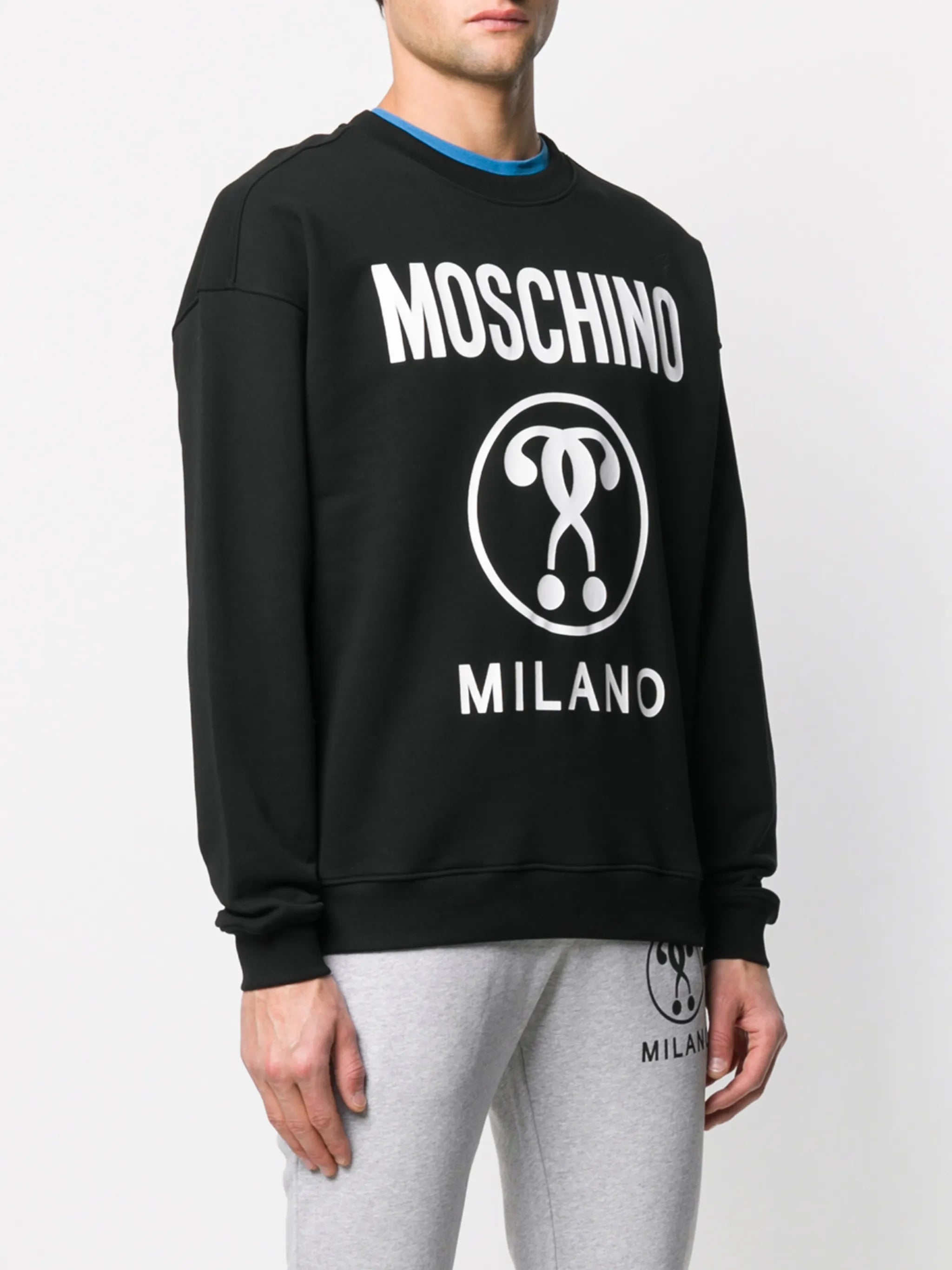 questions logo-print sweatshirt