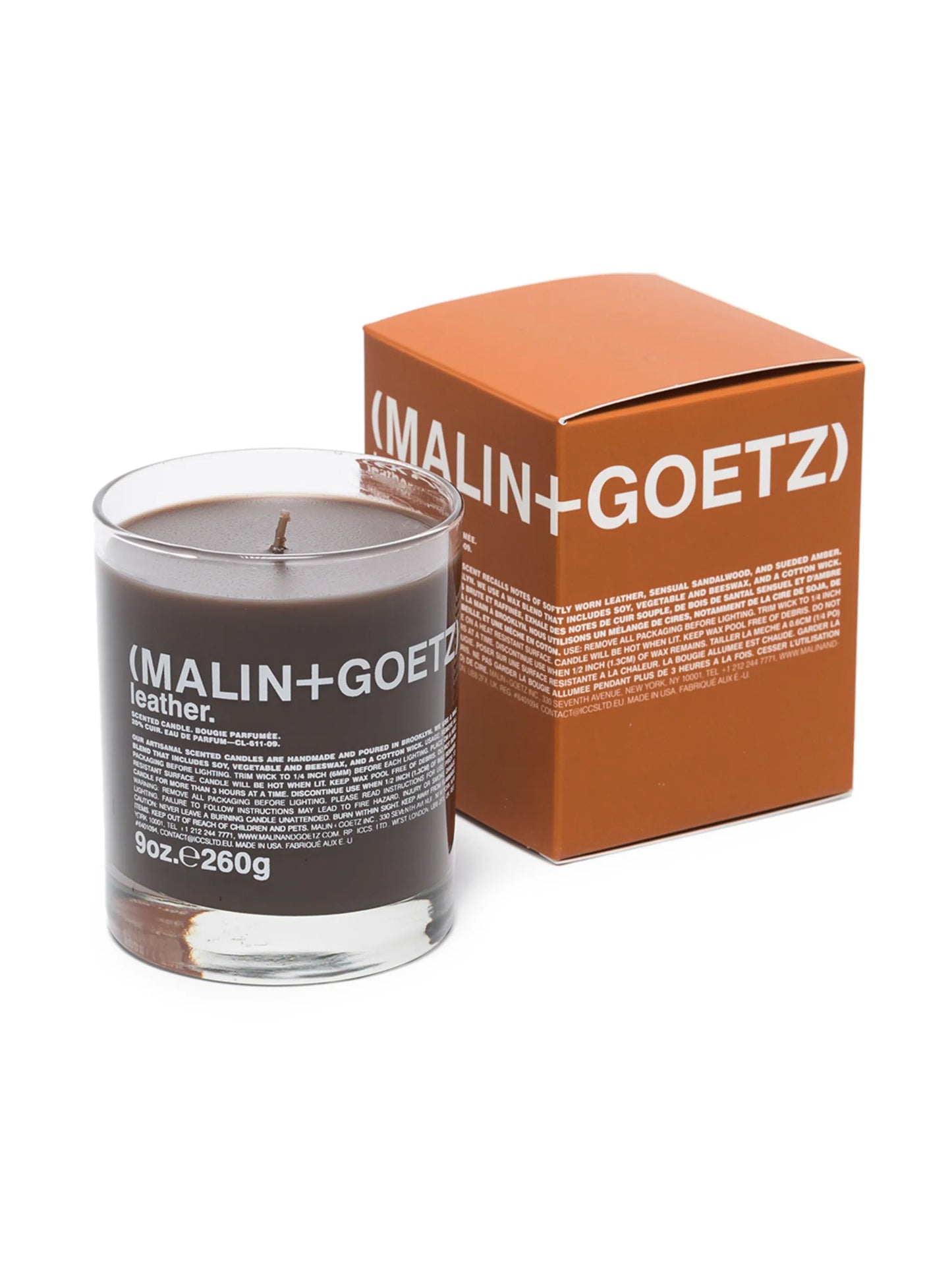 leather-scented candle 260g
