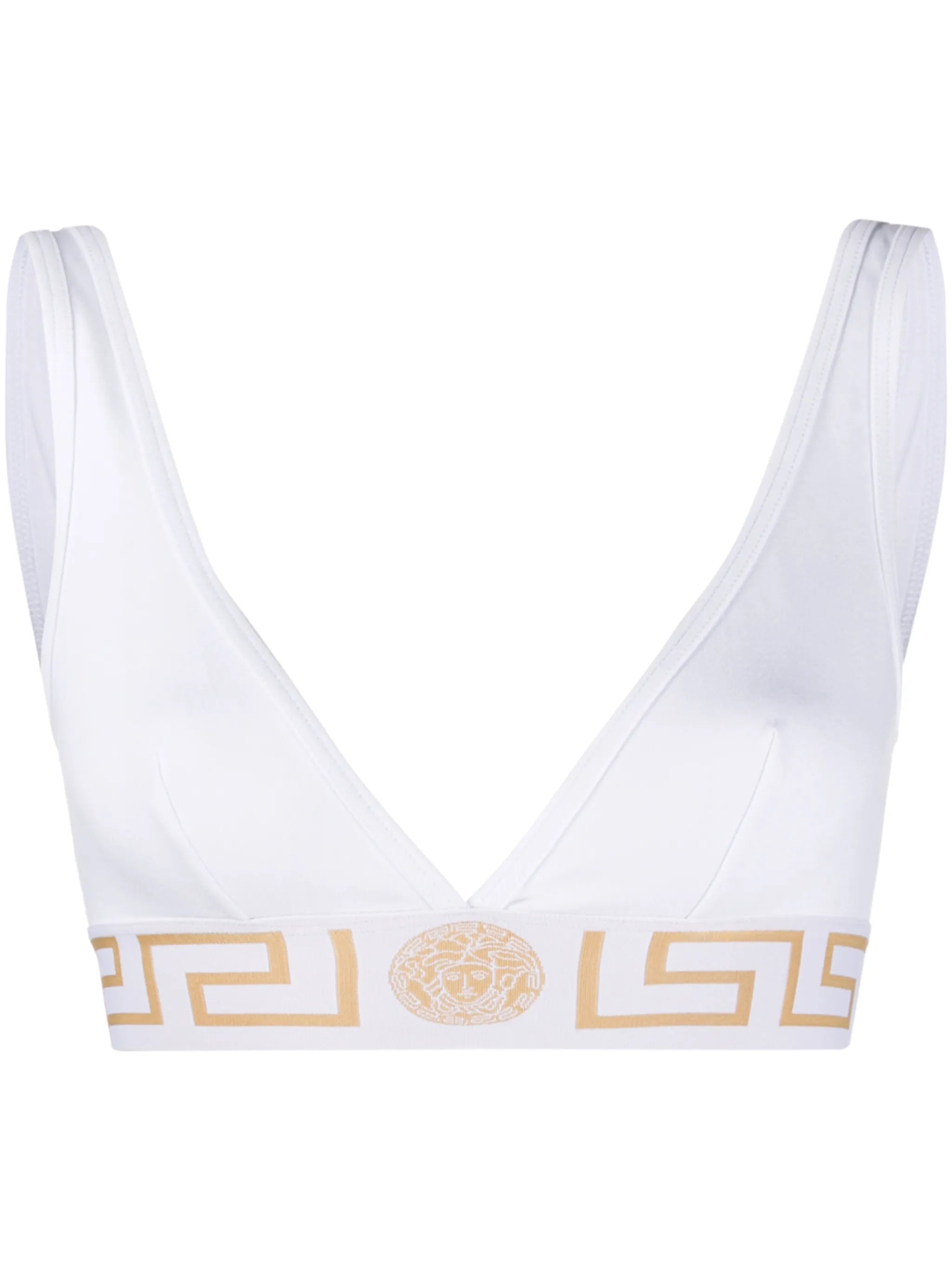 Greca Border triangle bralette