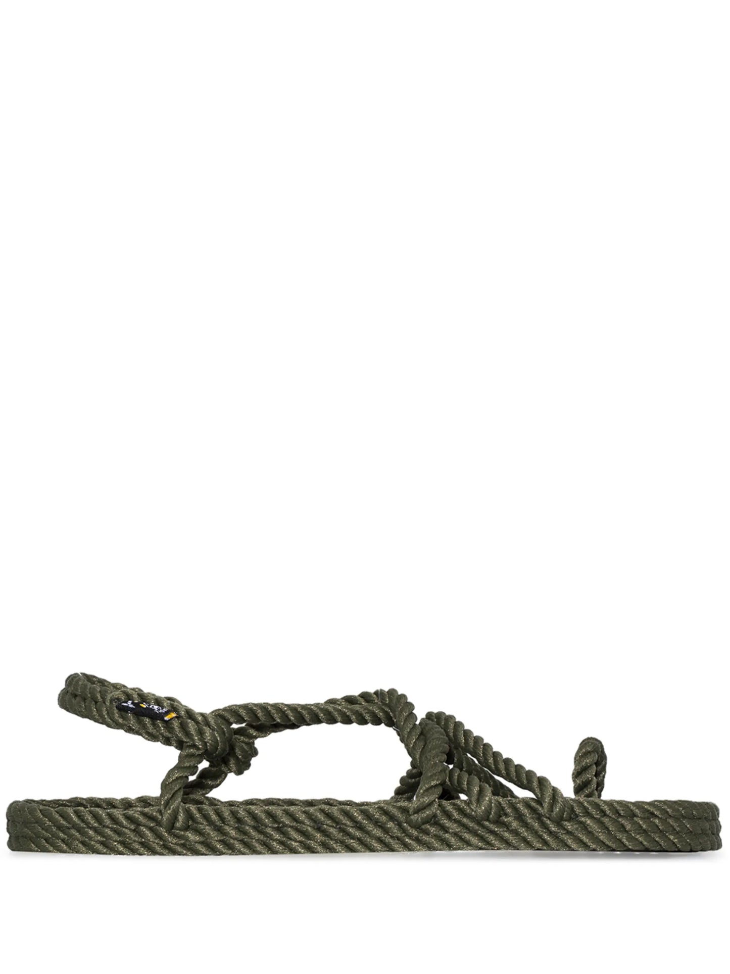 Green Toe Joe rope sandals
